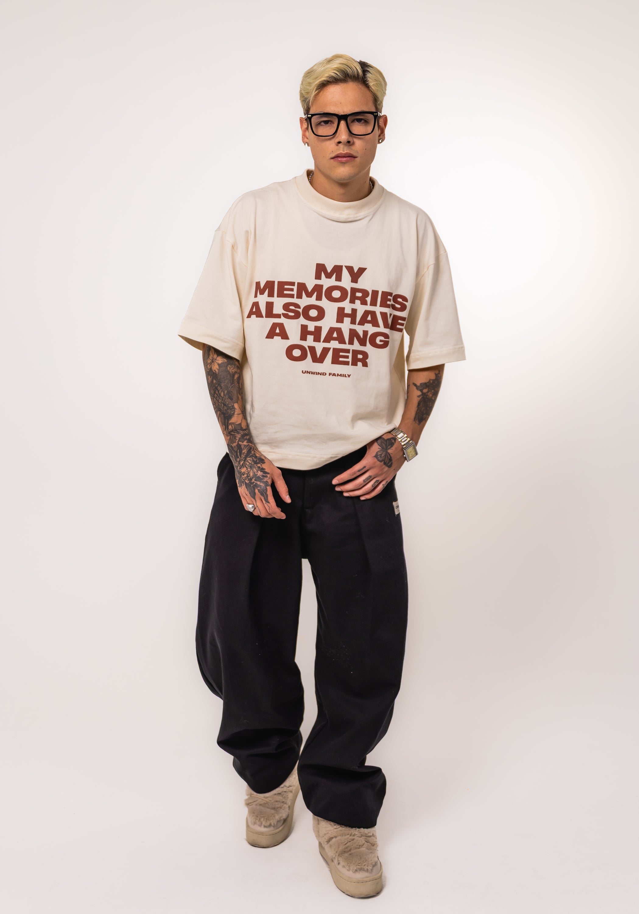 T-Shirt Unwind Memories - Beige