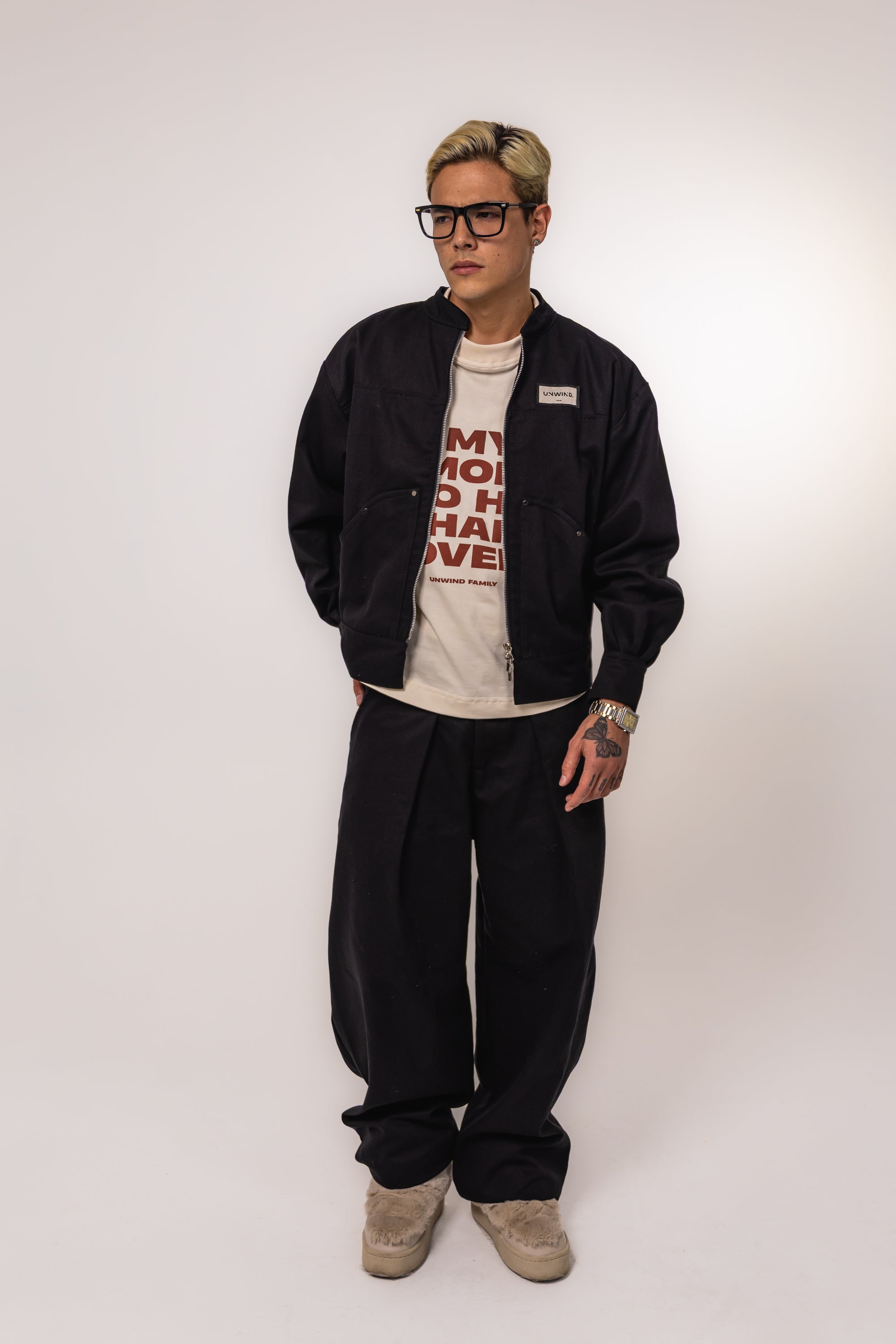 Pant Drill Suit Memories - Black