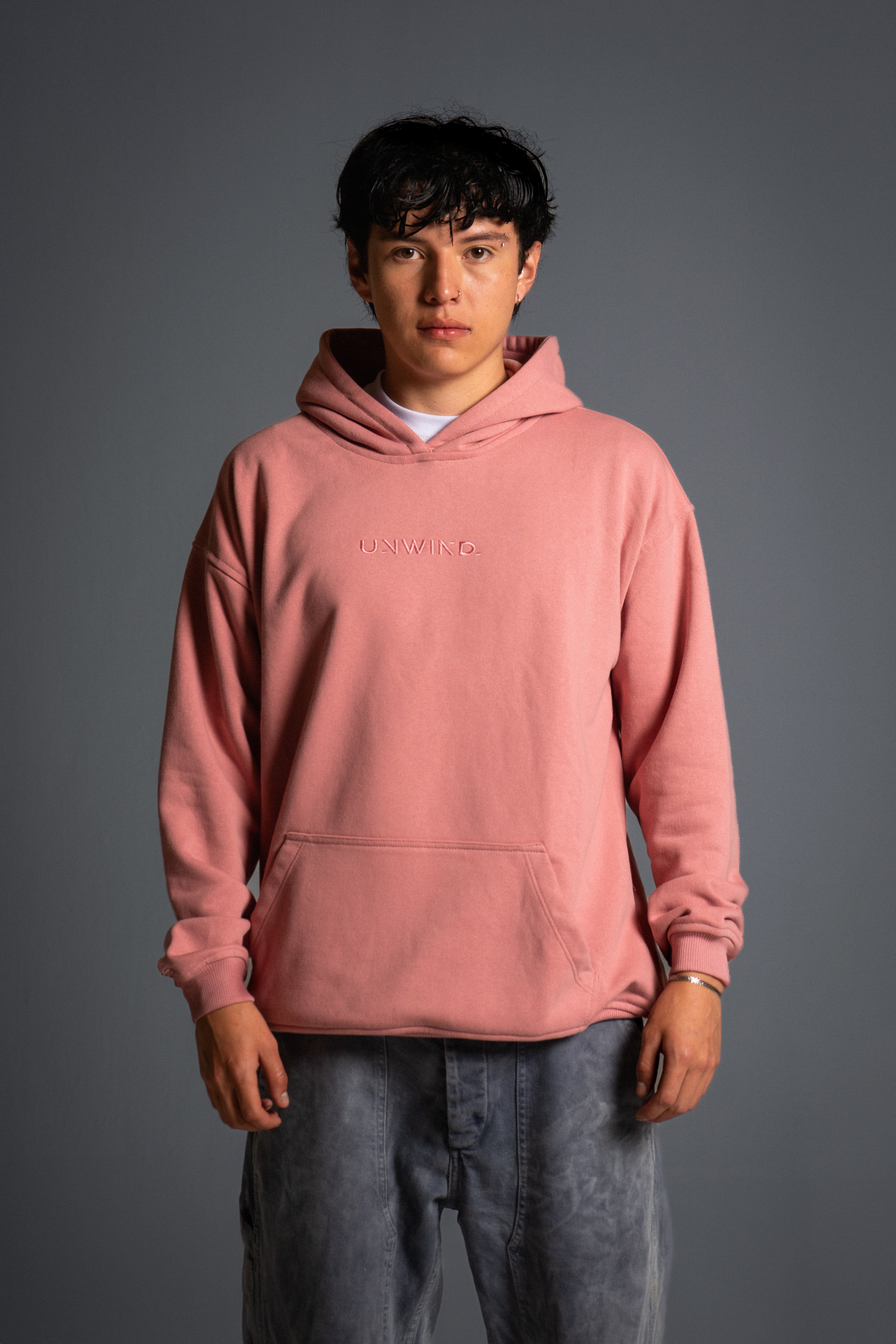 Hoodie Oversize Rosado Field Day