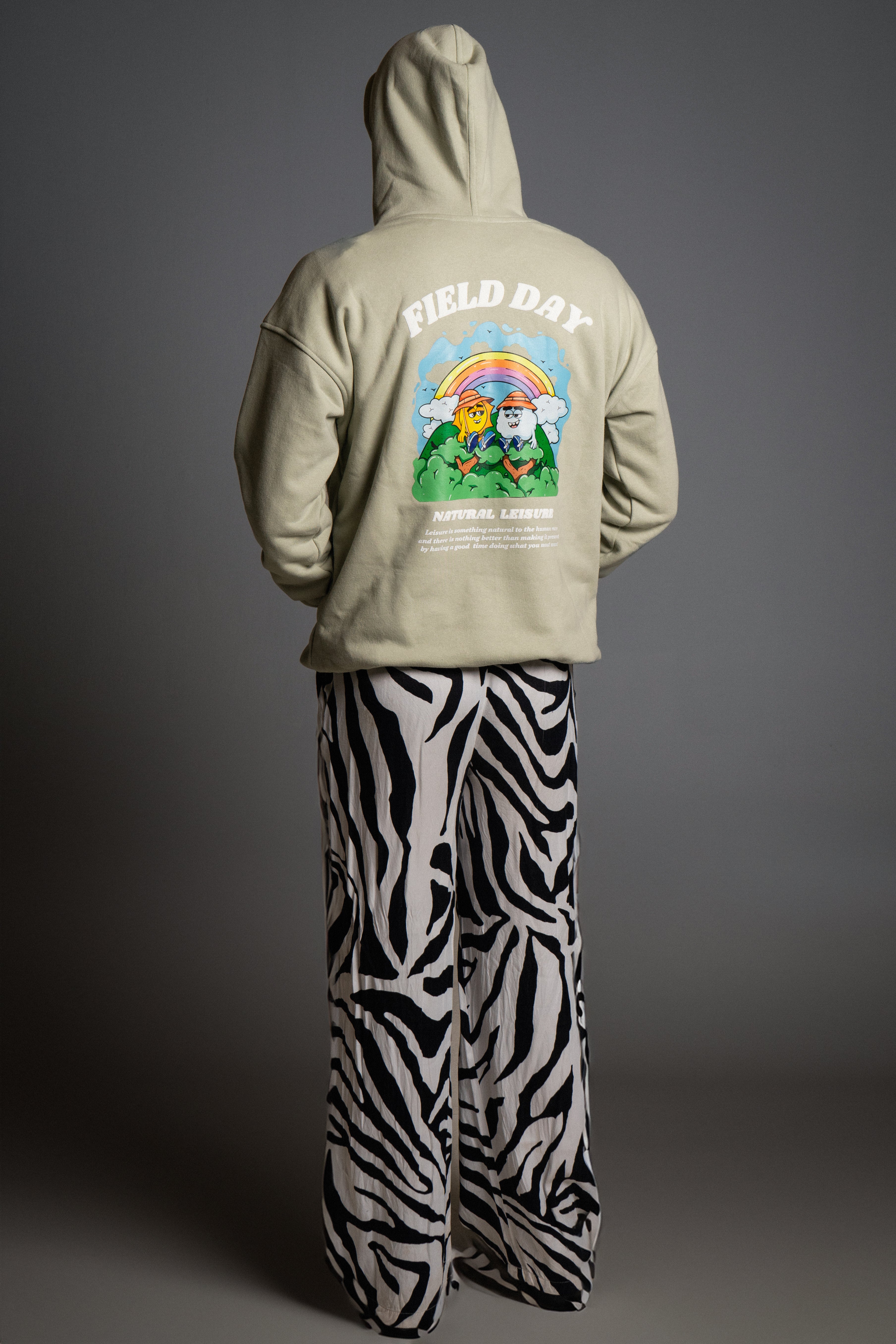 Hoodie Oversize Menta Field Day