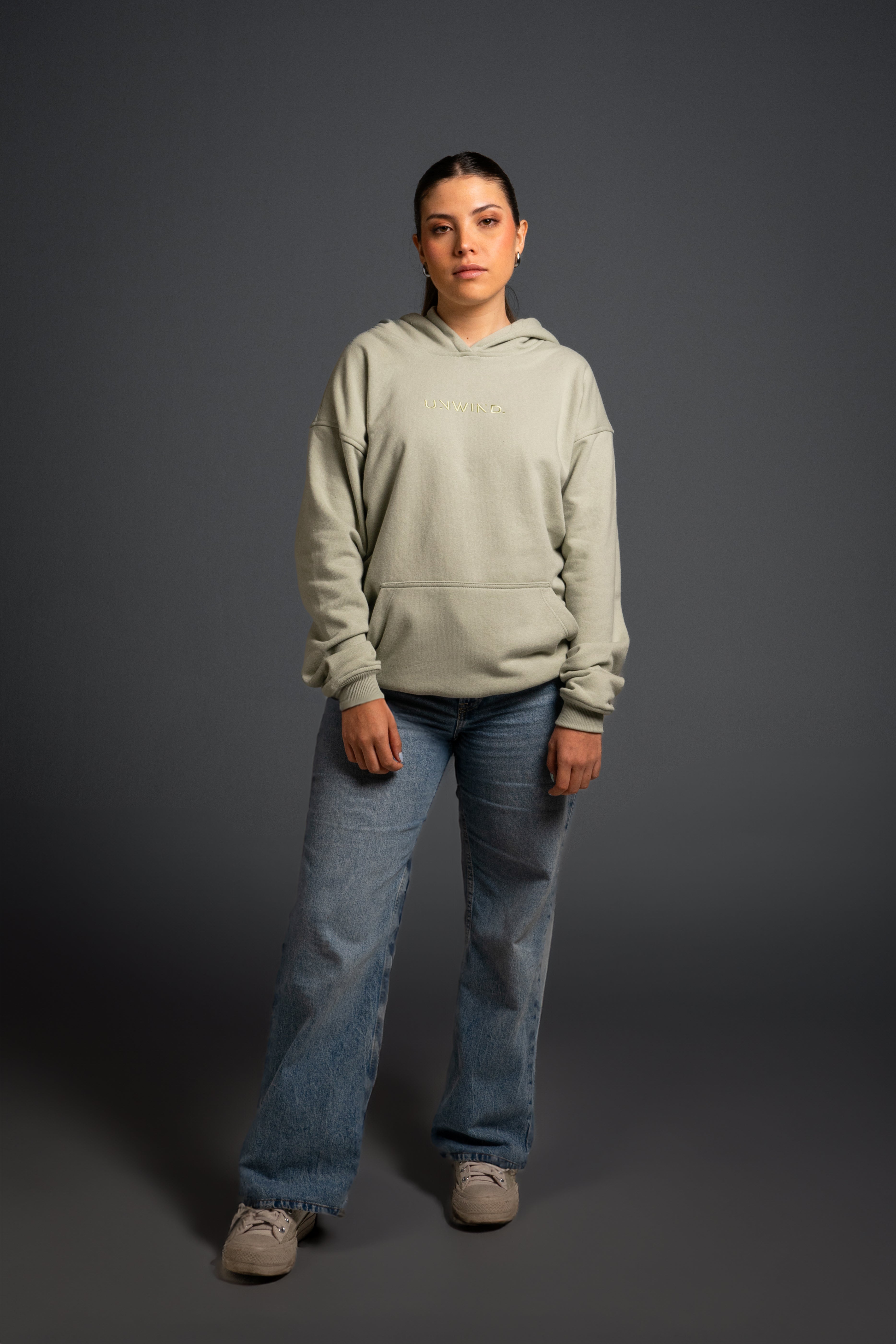 Hoodie Oversize Menta Poker Game