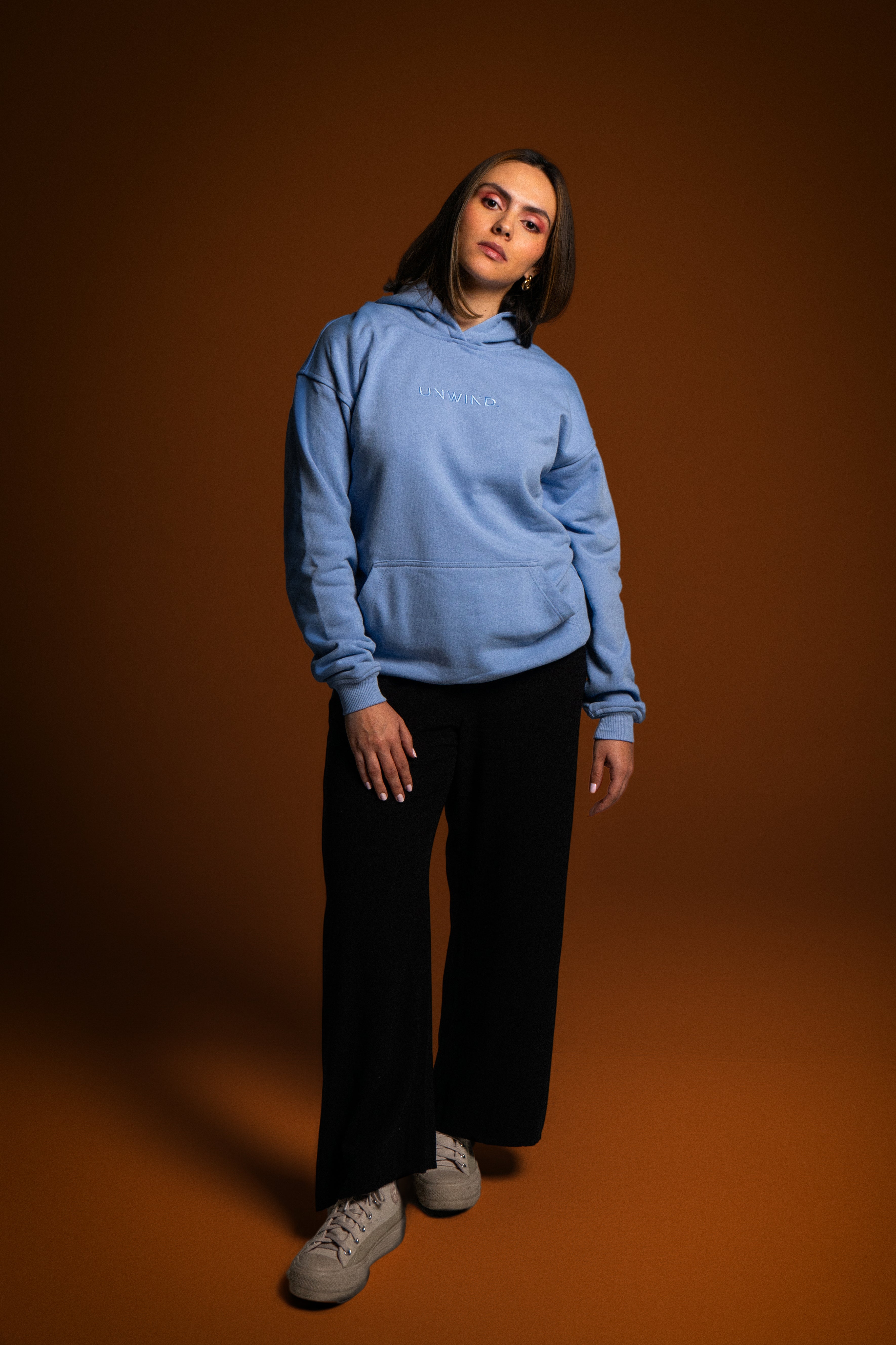Hoodie Oversize Celeste Good Drink