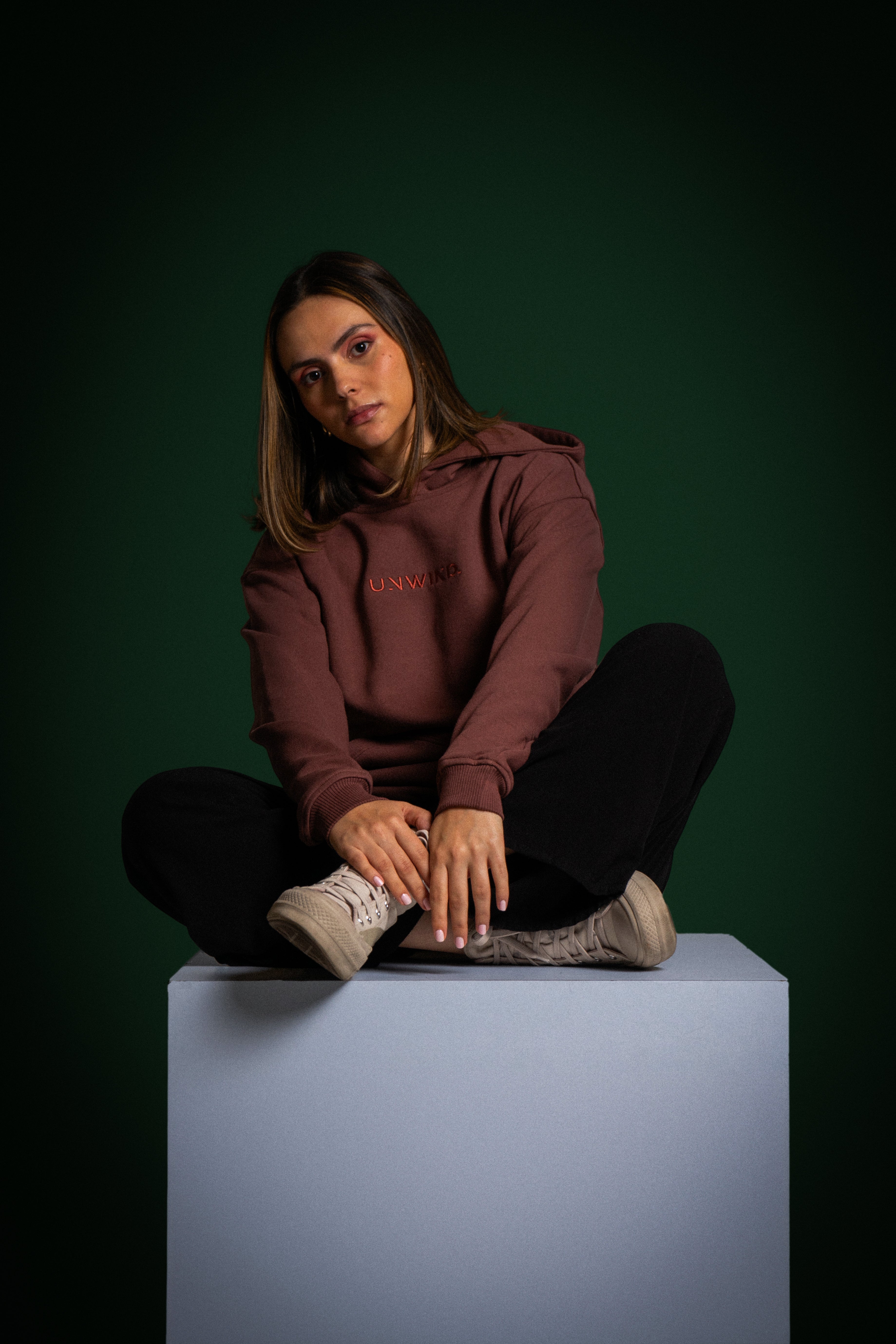 Hoodie Oversize Tabaco Field Day