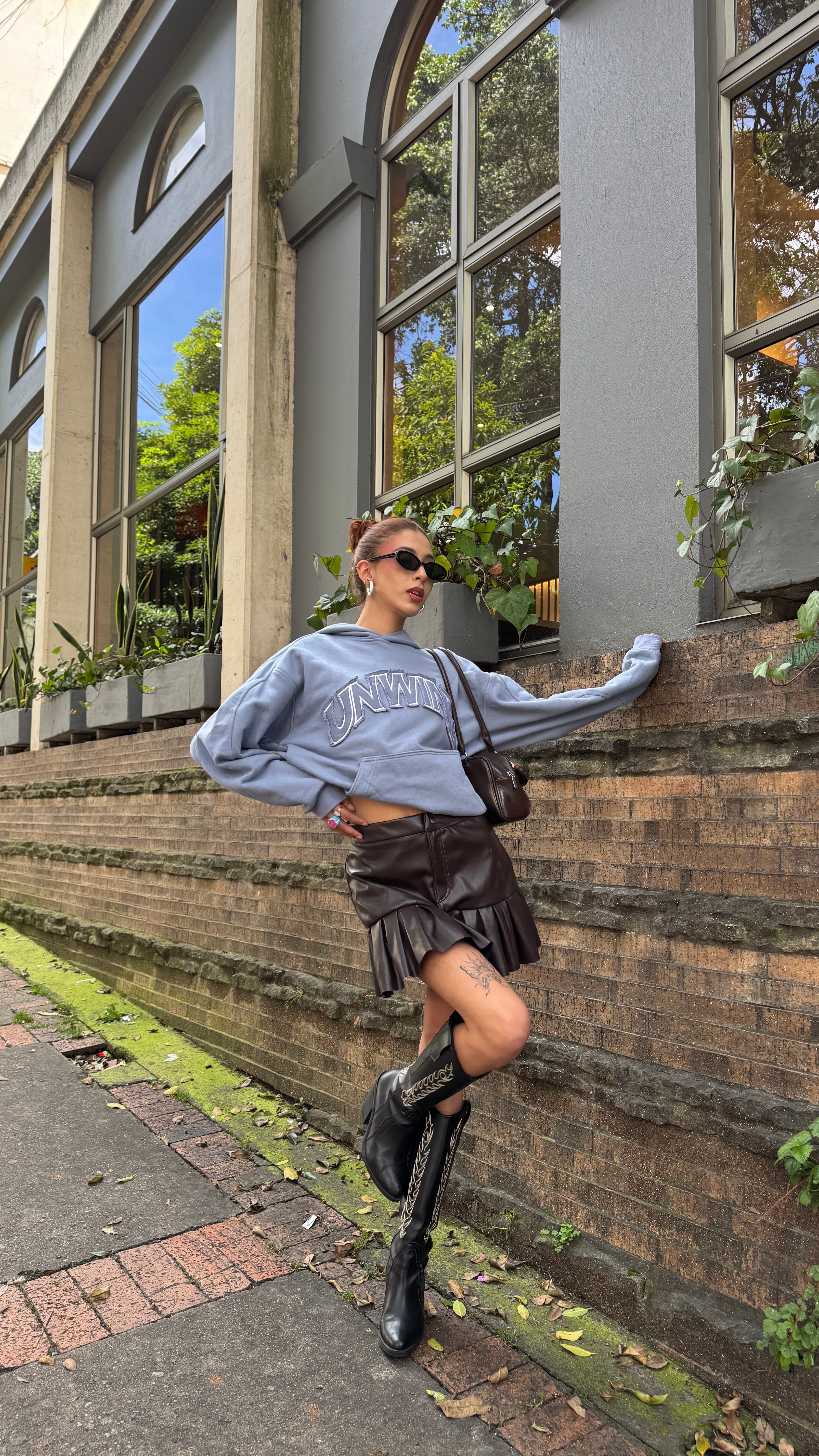 Hoodie Grandma´s House - Light Blue