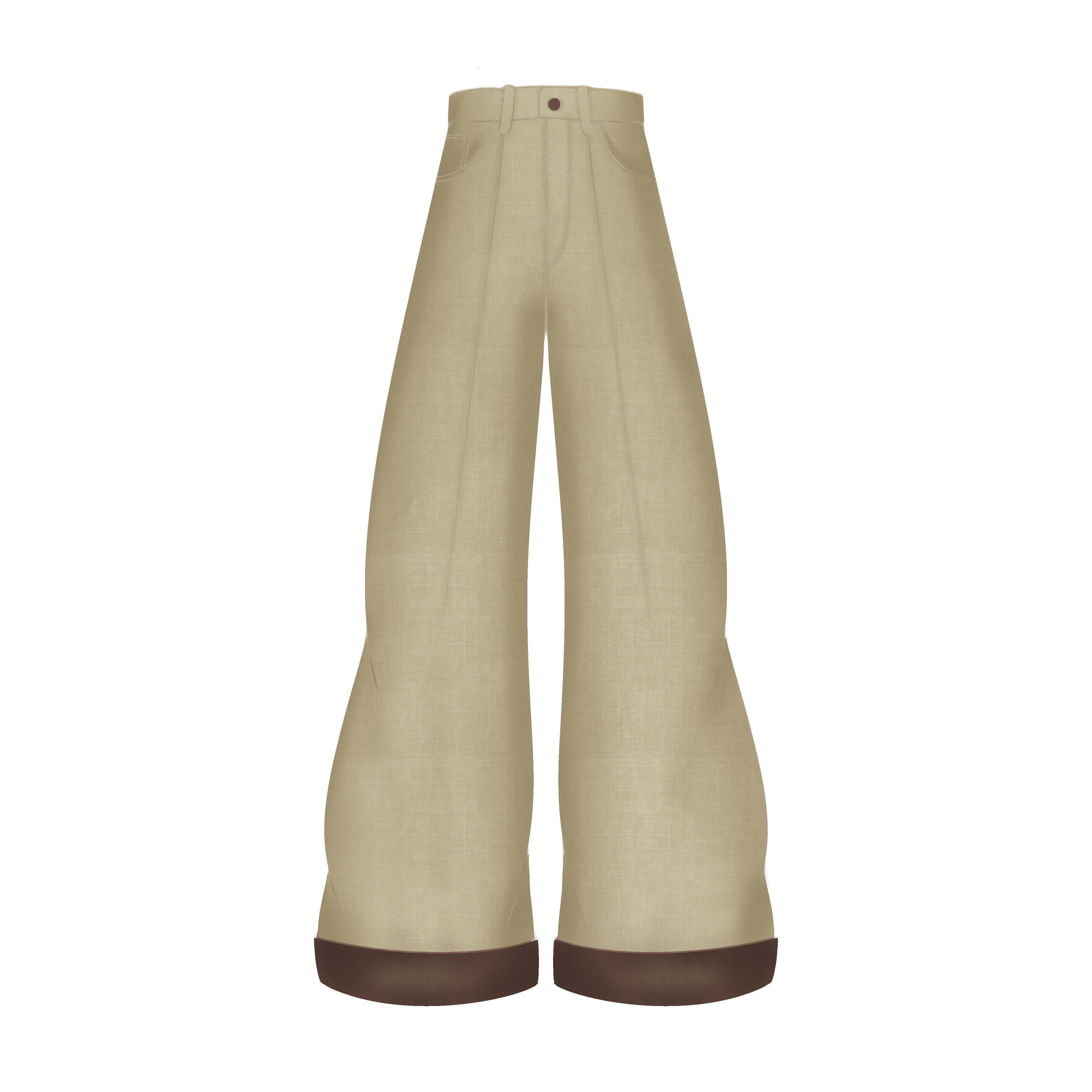 Work Female Pant Drill Grandma's - Beige