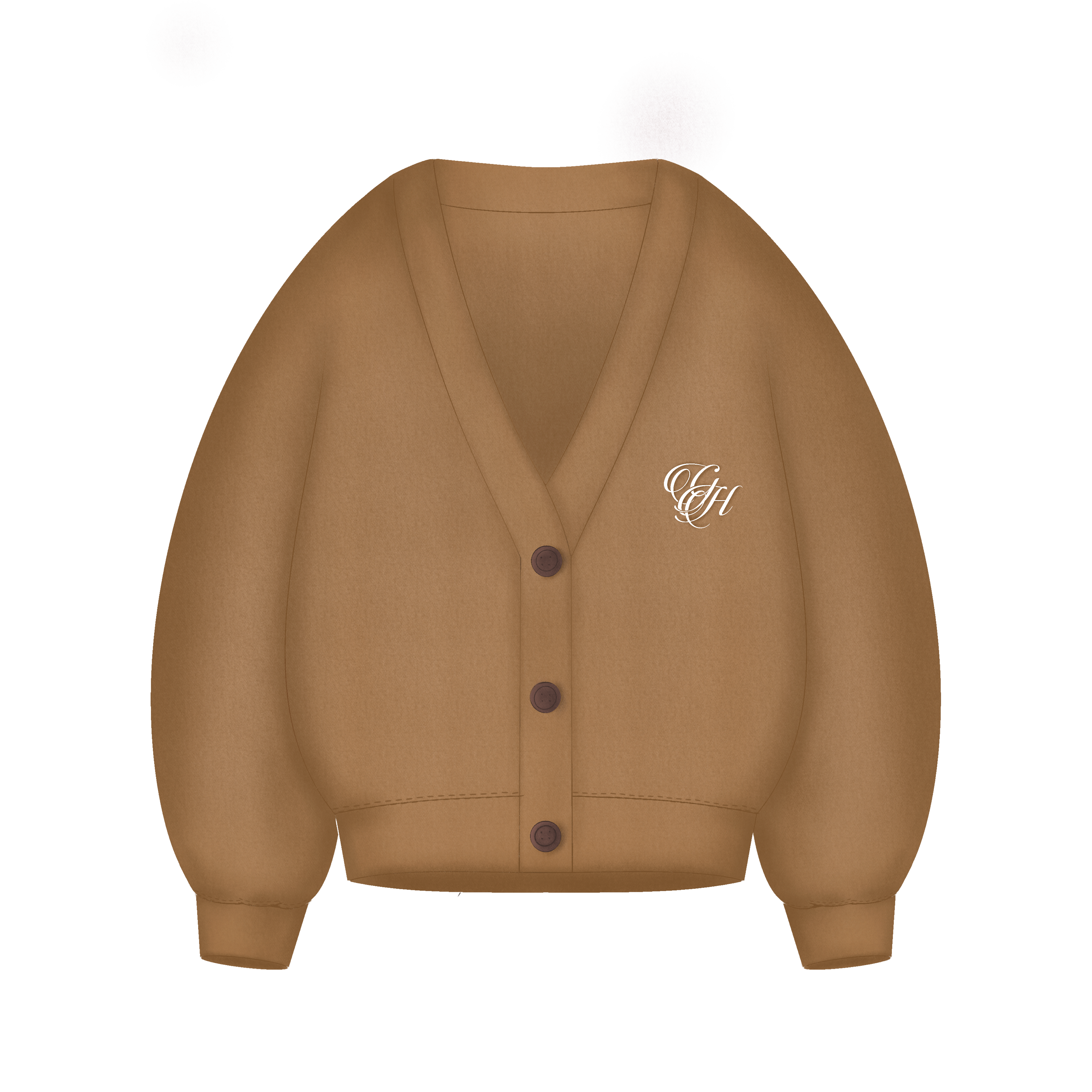 Cardigan Knit Fabric Grandma´s - Khaki