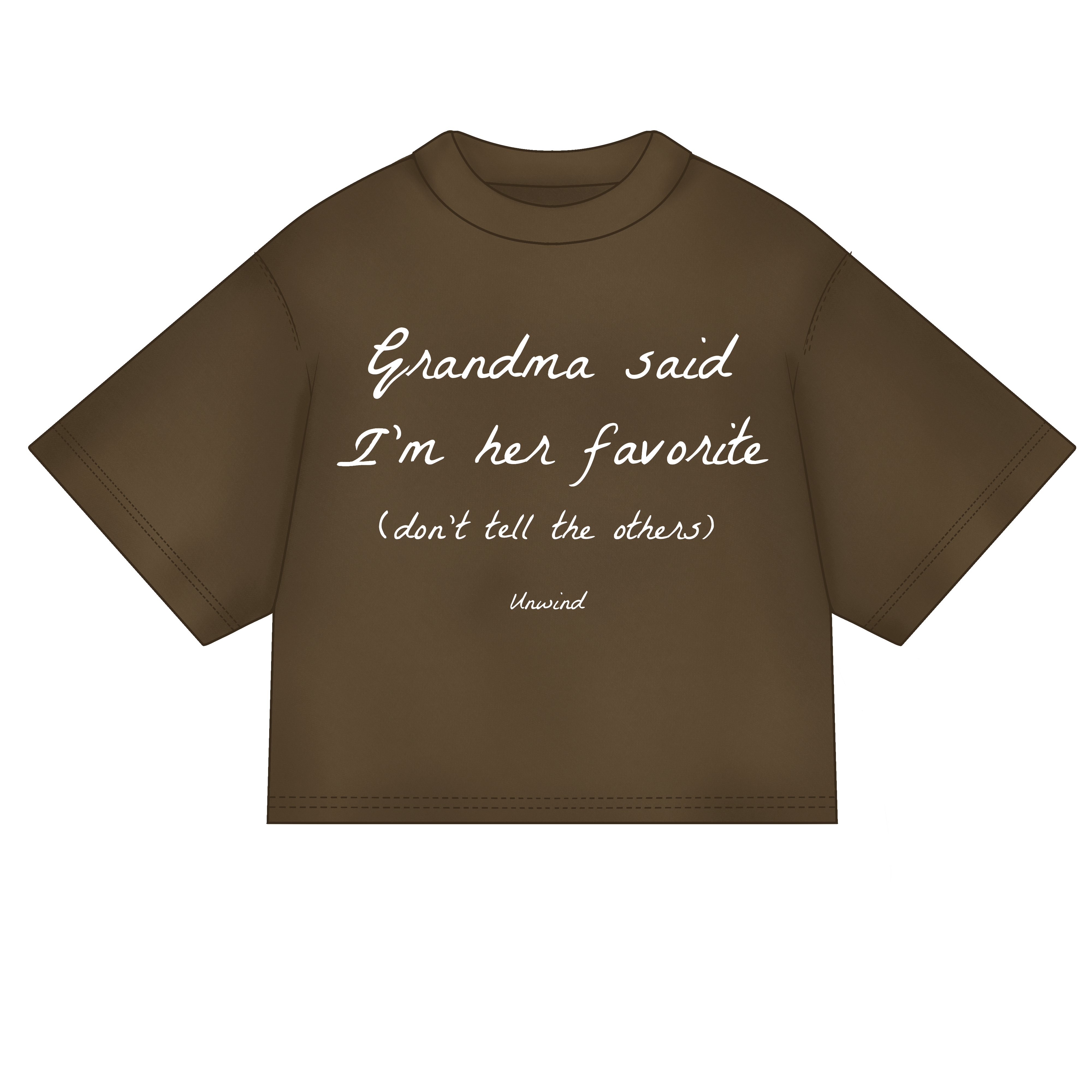 T-Shirt Grandma´s House- Coffe