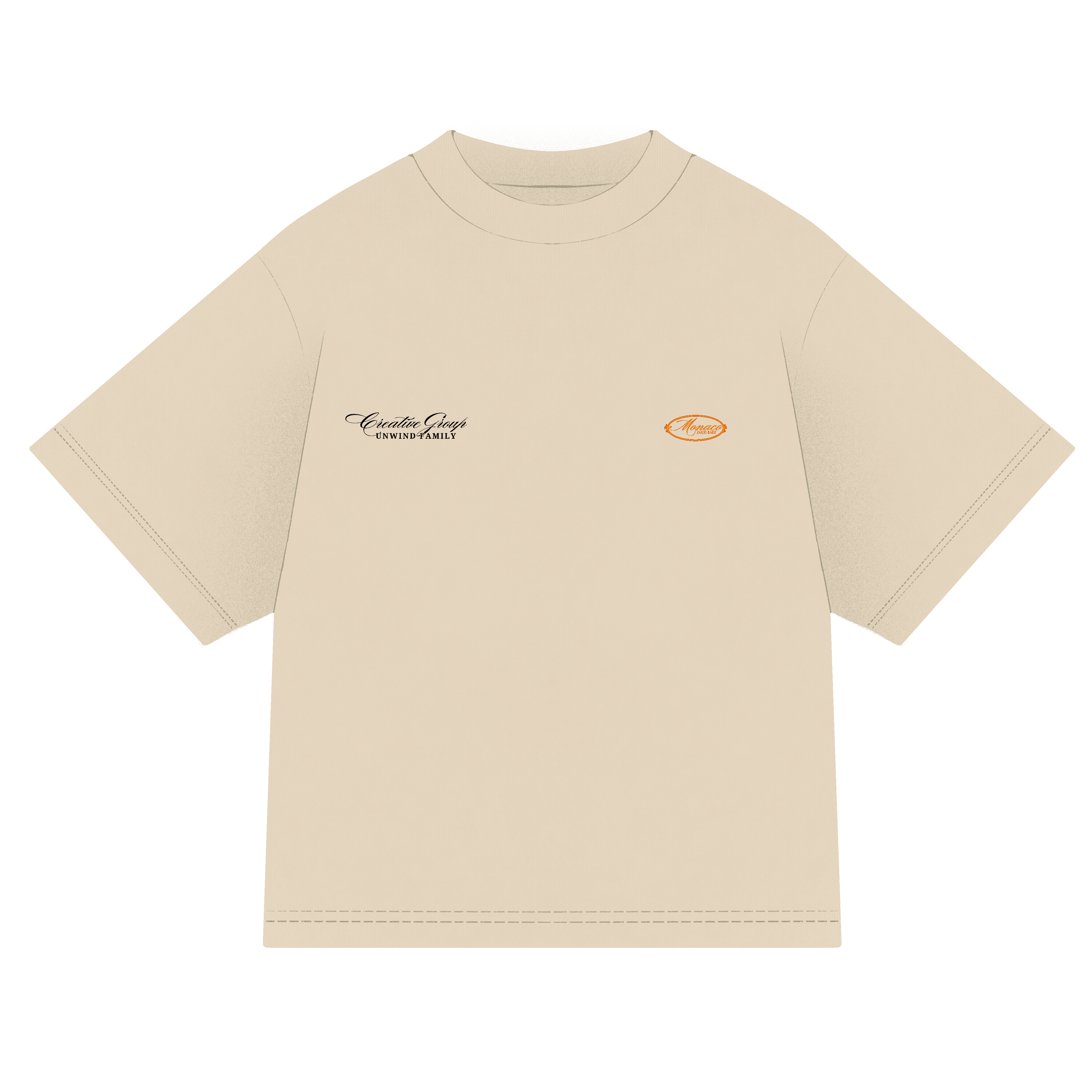 Camiseta hueso Boxy fit F1 Style
