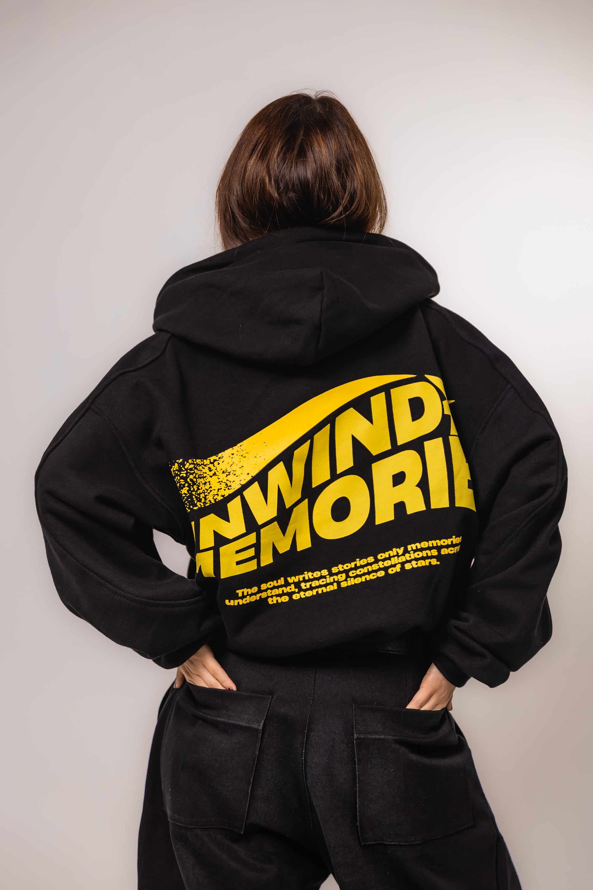 Hoodie Unwind Memories - Black
