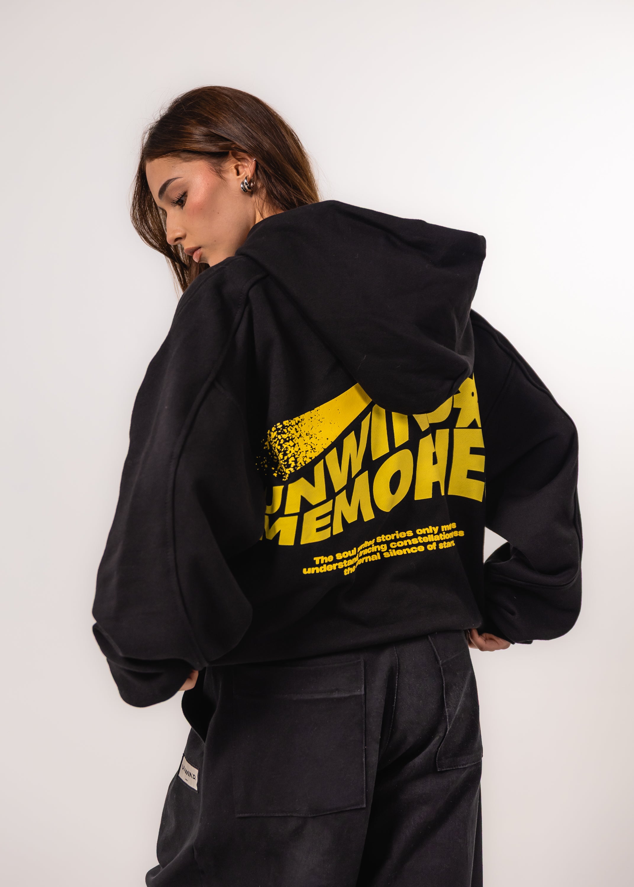 Hoodie Unwind Memories - Black