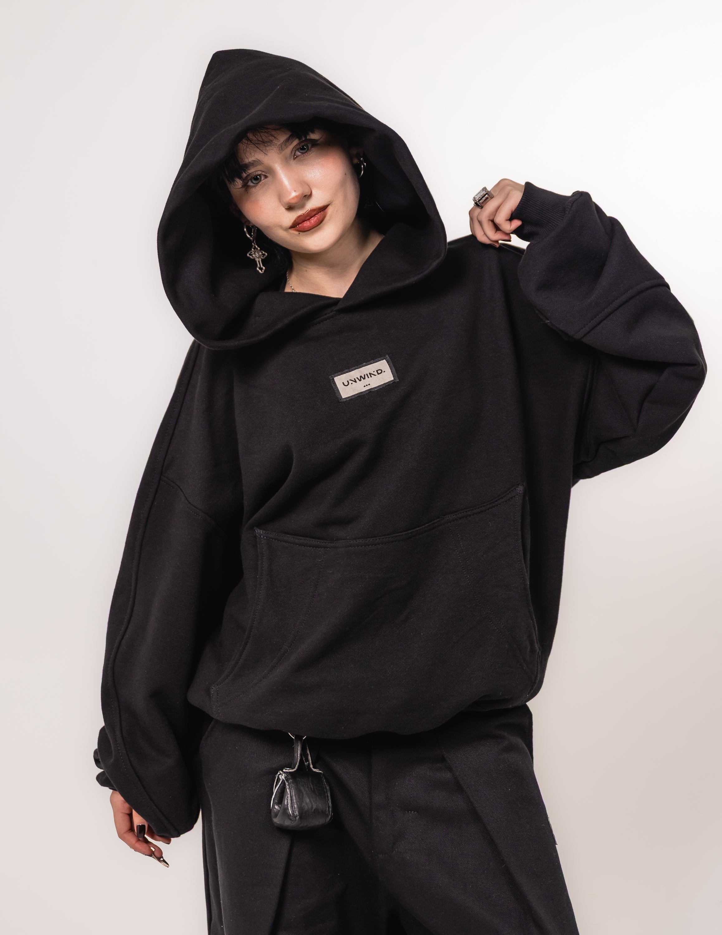 Hoodie Unwind Memories - Black