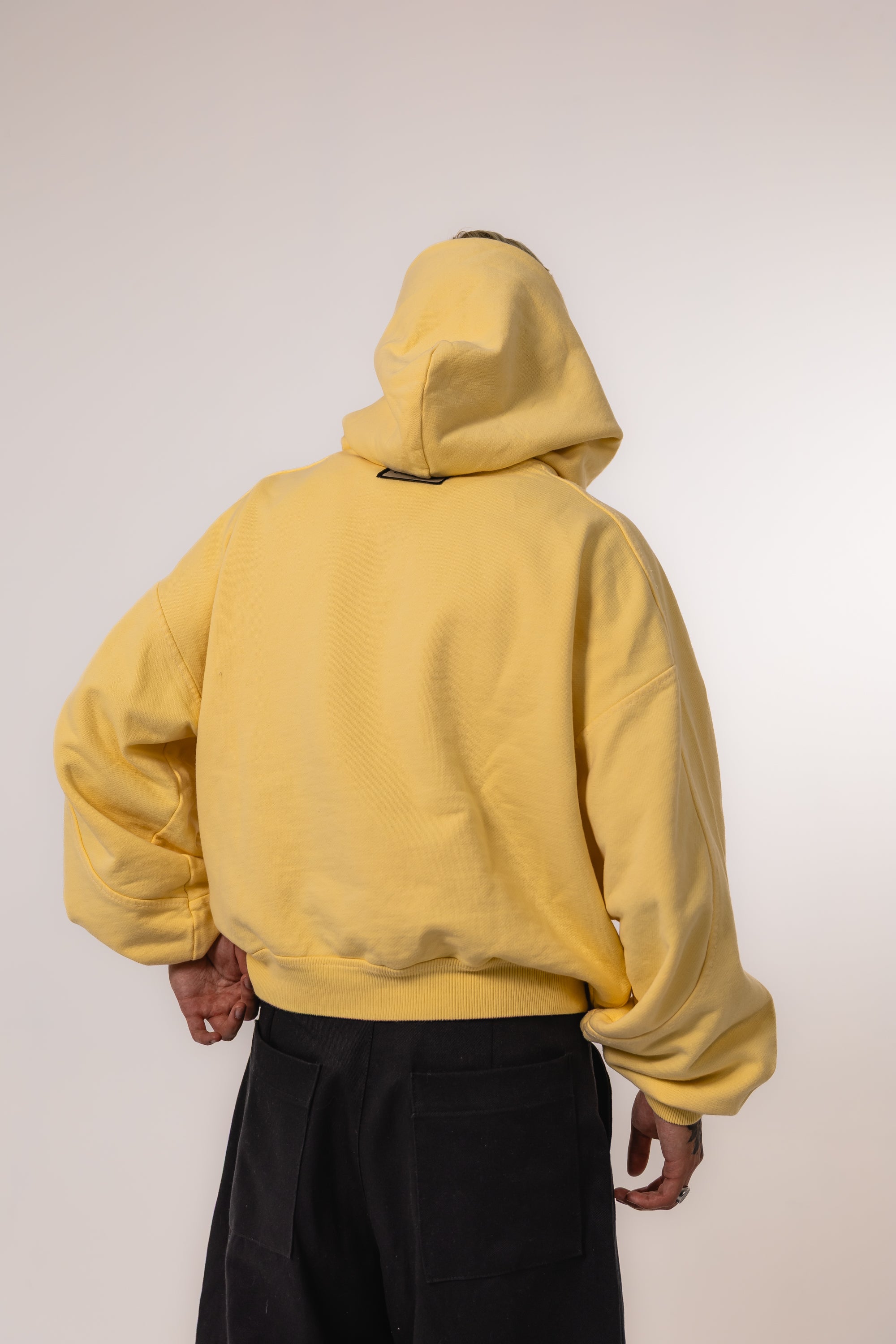 Hoodie Distroyed Unwind - Yellow