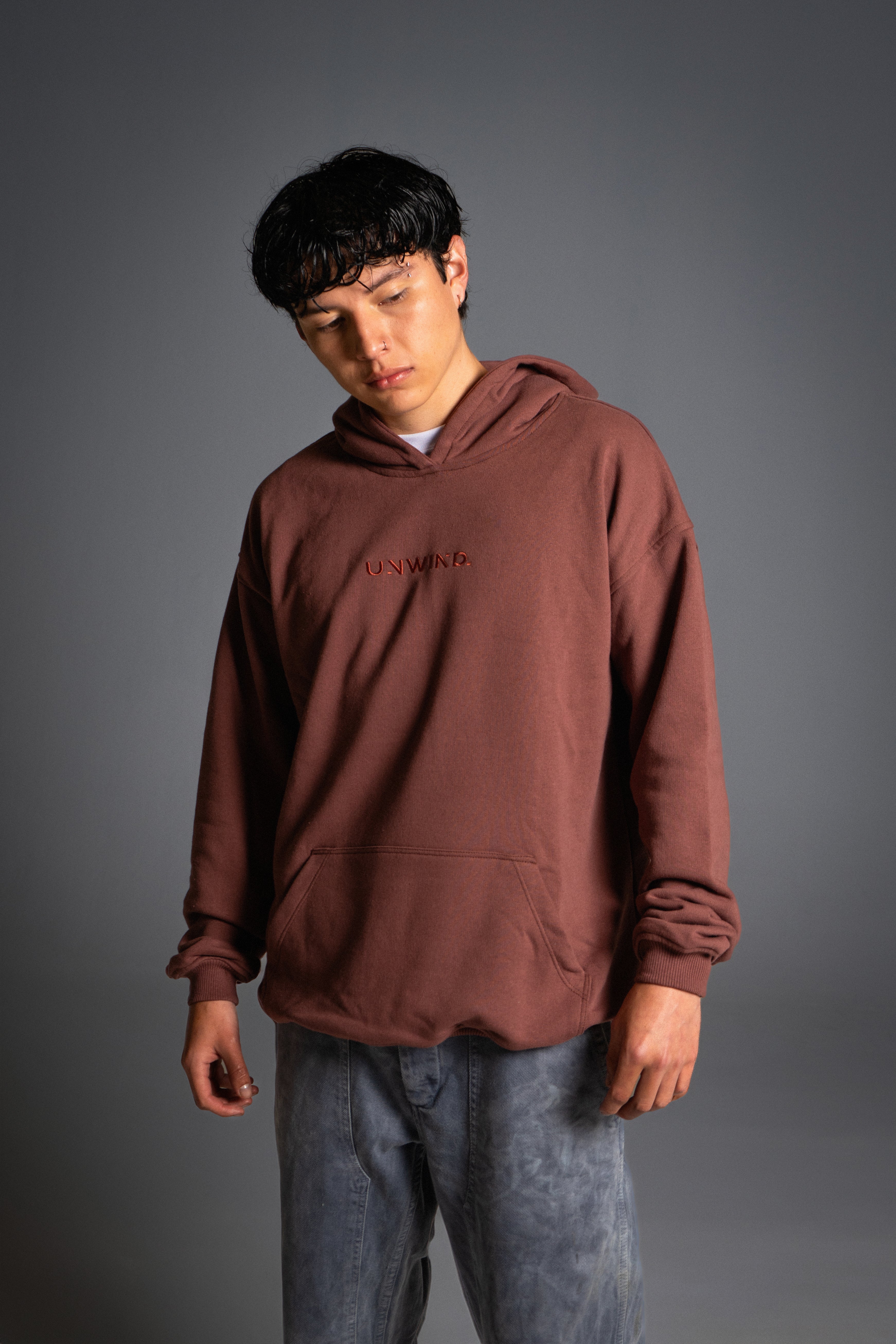 Hoodie Oversize Tabaco Field Day