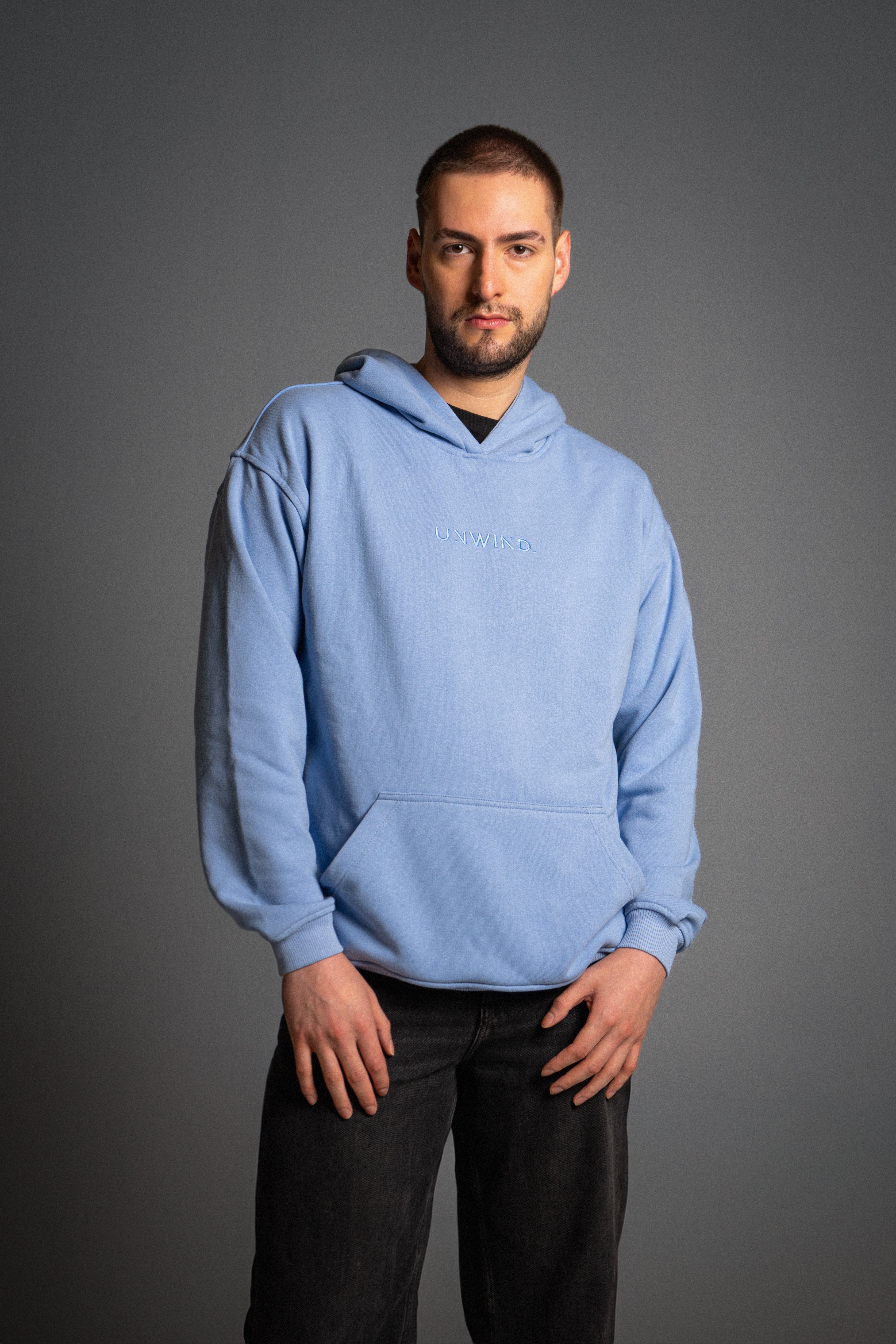 Hoodie Oversize Celeste Good Drink