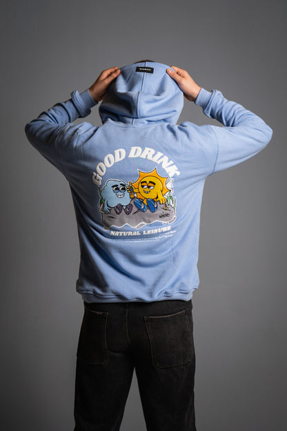 Hoodie Oversize Celeste Good Drink