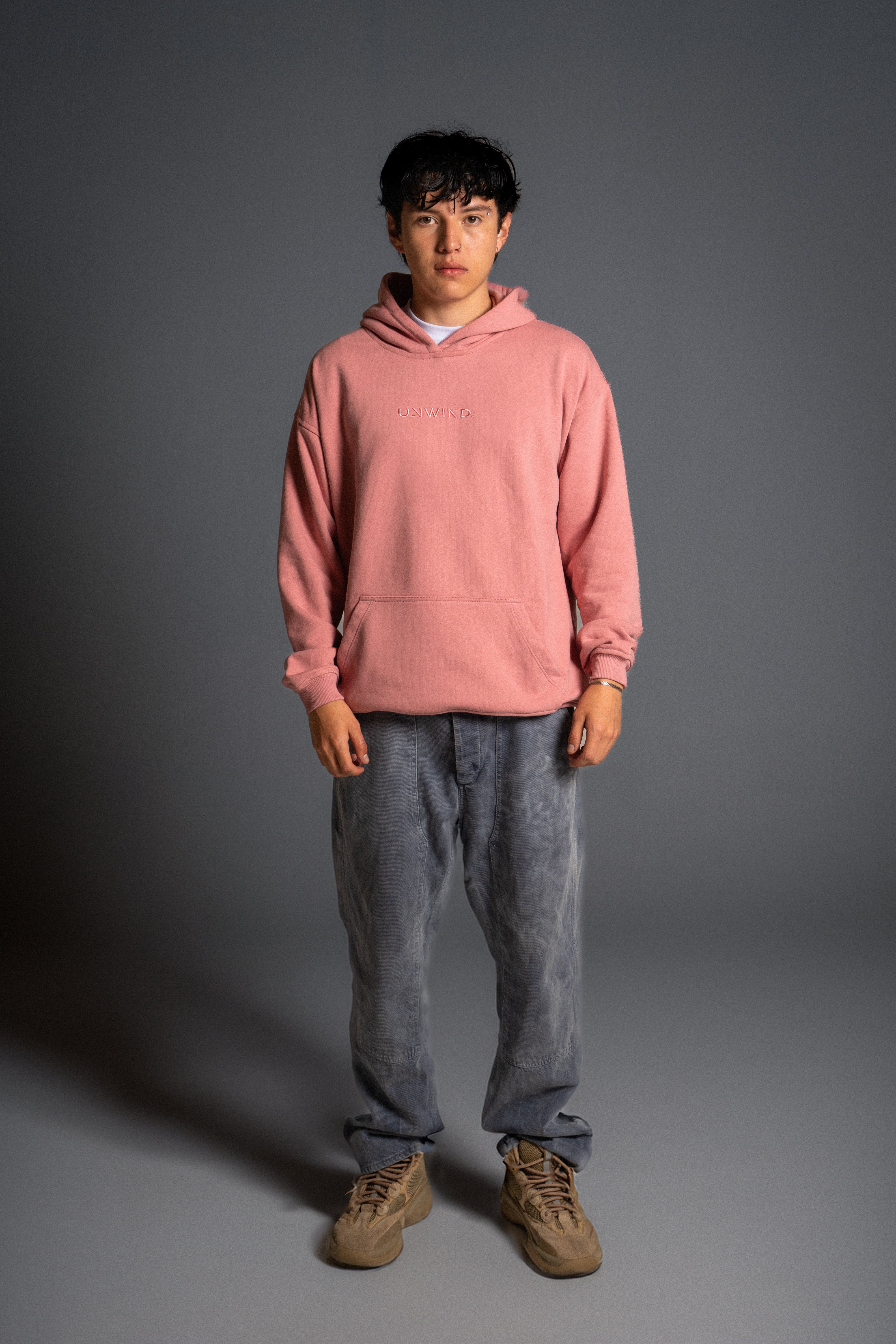 Hoodie Oversize Rosado Field Day