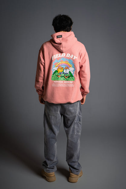 Hoodie Oversize Rosado Field Day