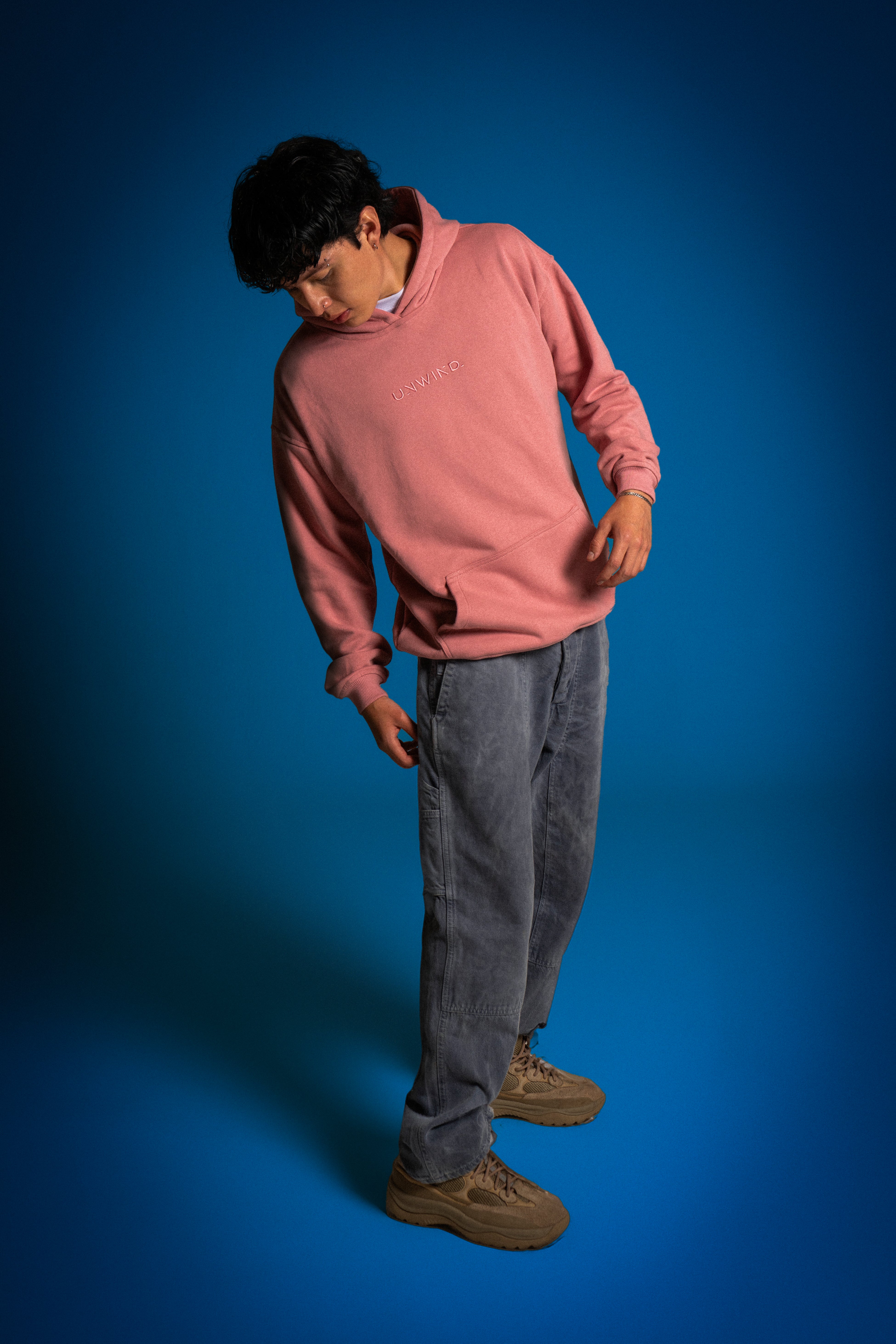 Hoodie Oversize Rosado Good Drink