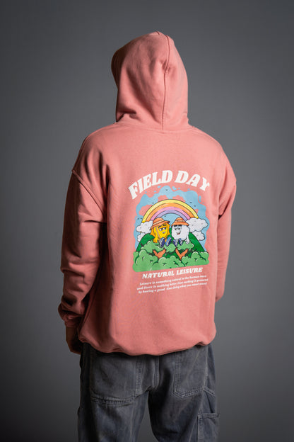 Hoodie Oversize Rosado Field Day