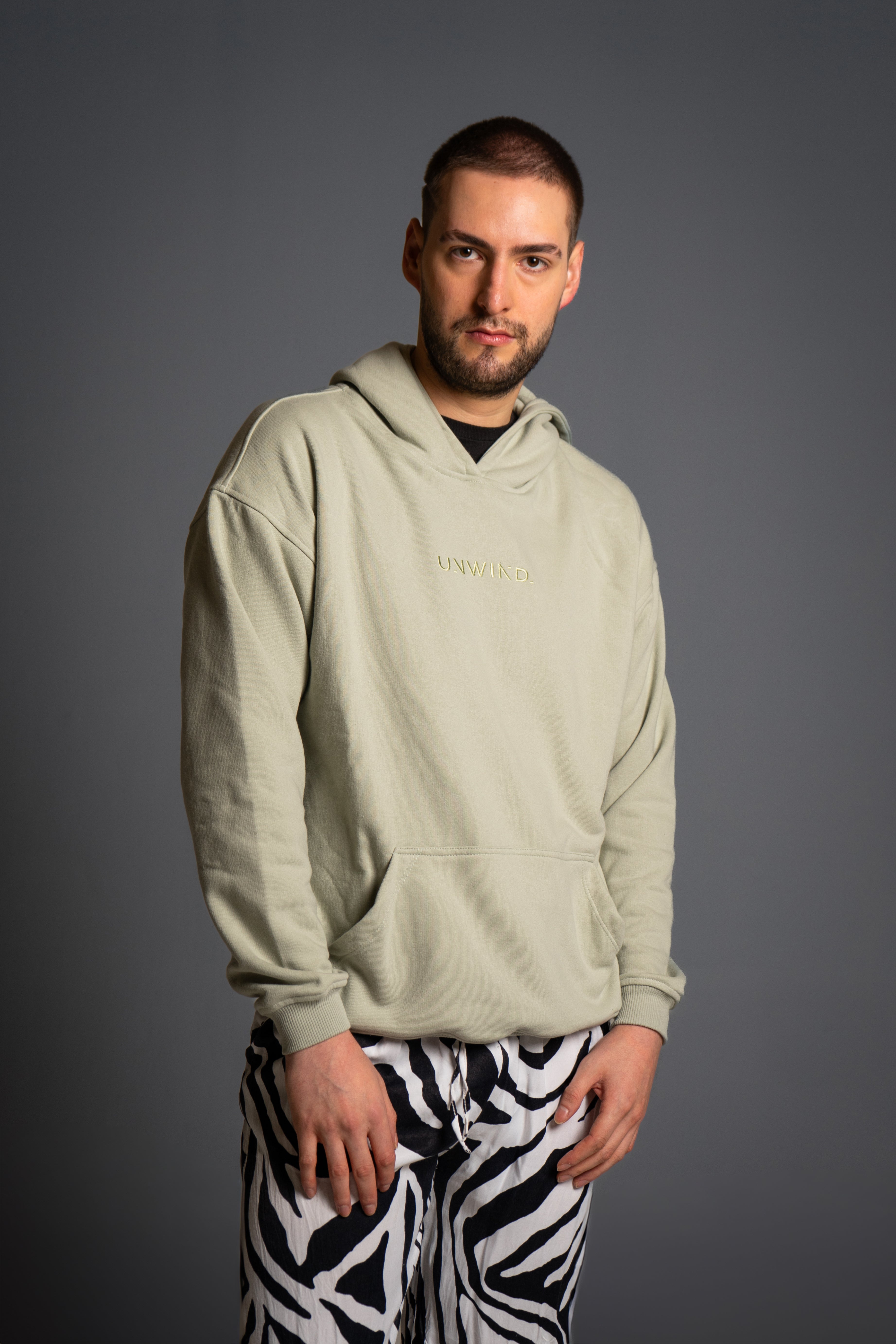Hoodie Oversize Menta Poker Game