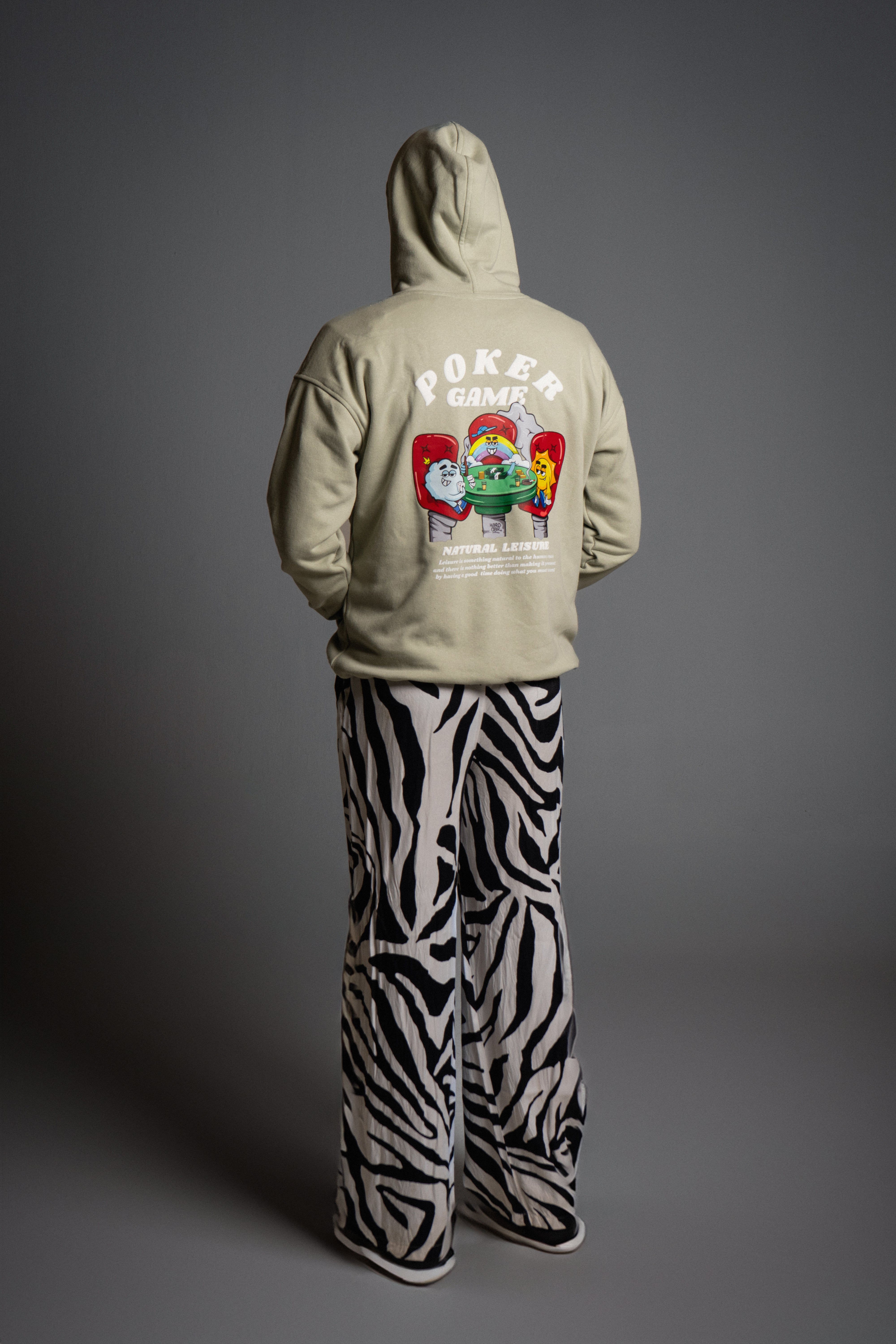 Hoodie Oversize Menta Poker Game