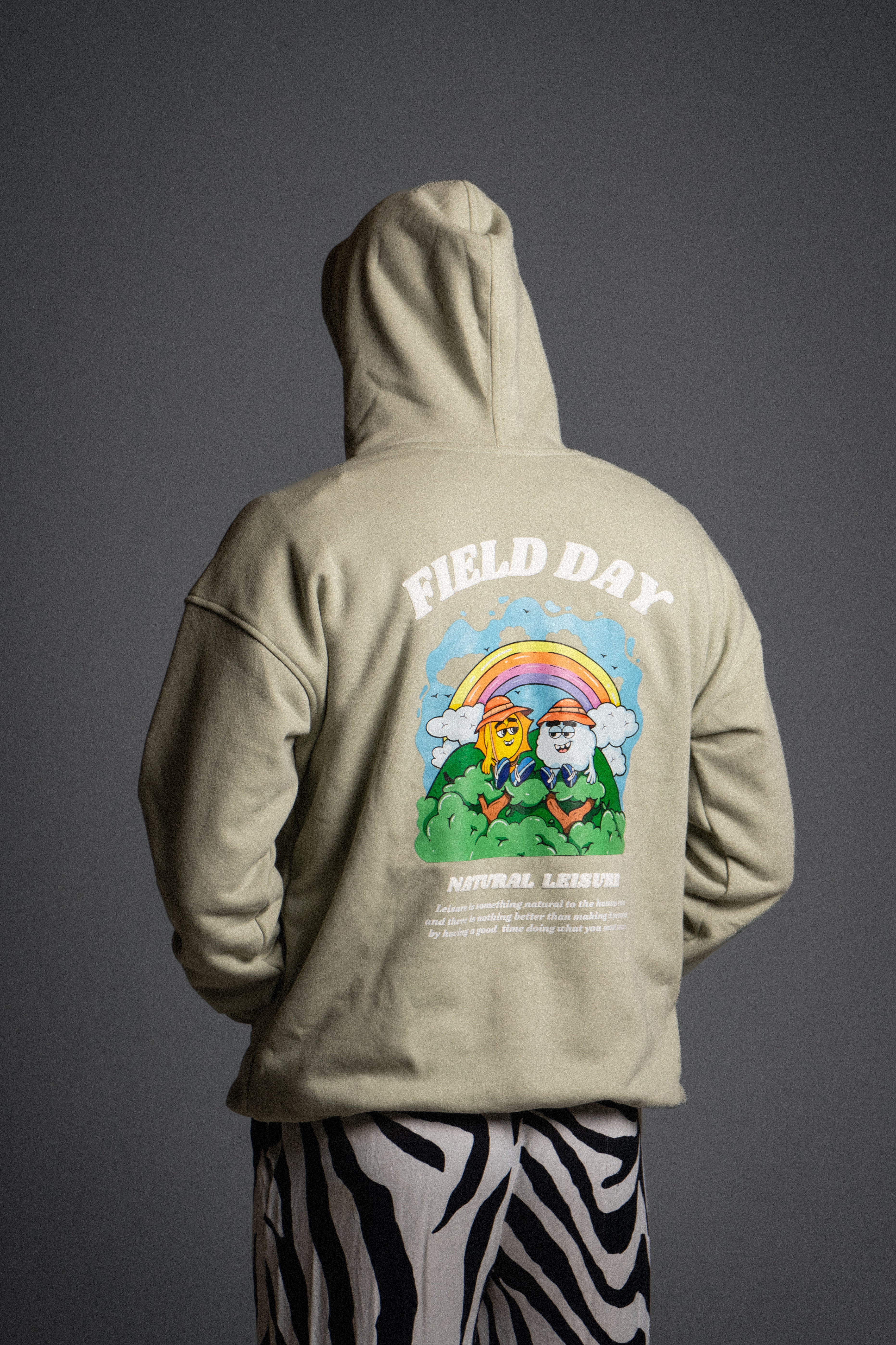 Hoodie Oversize Menta Field Day