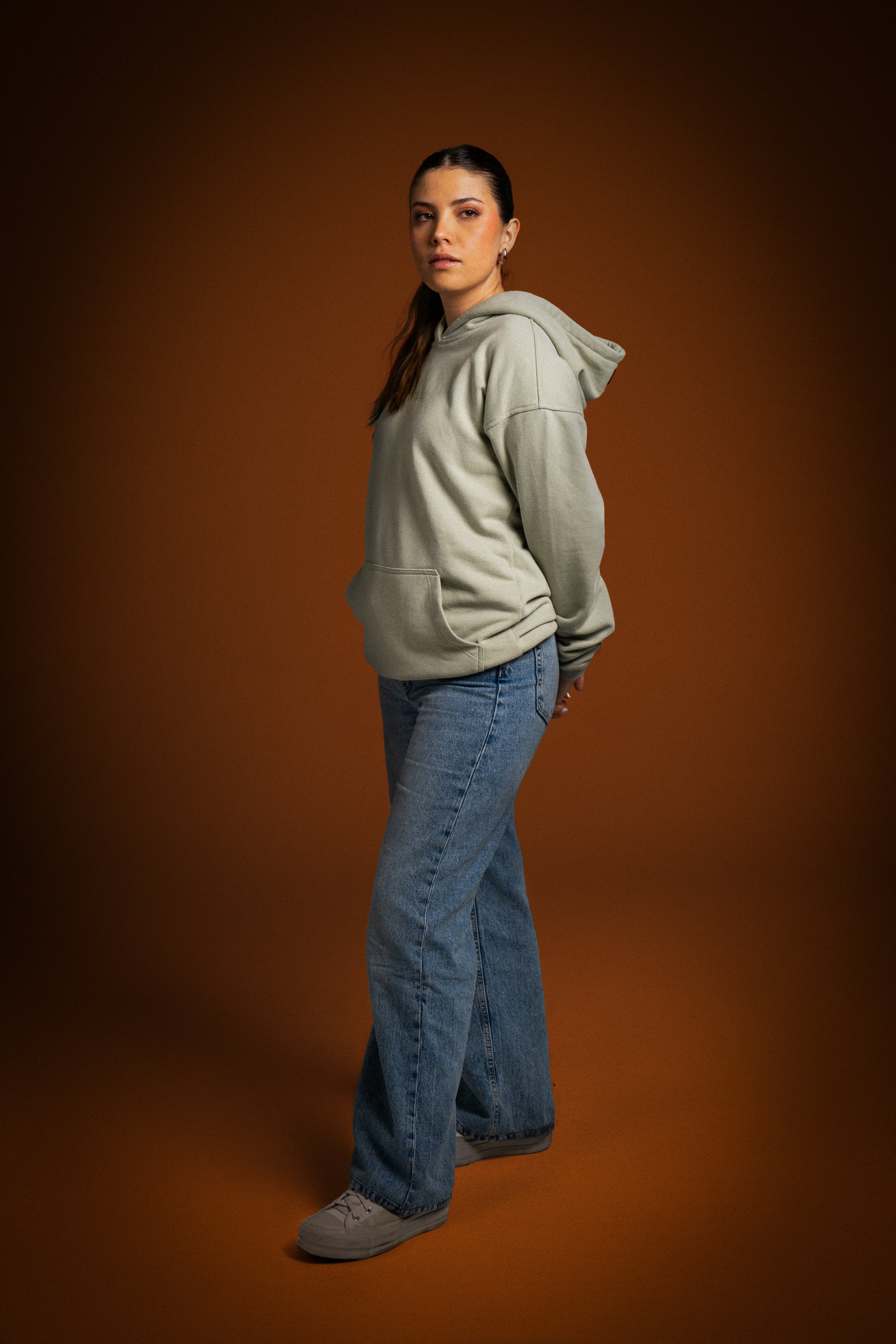 Hoodie Oversize Menta Good Drink