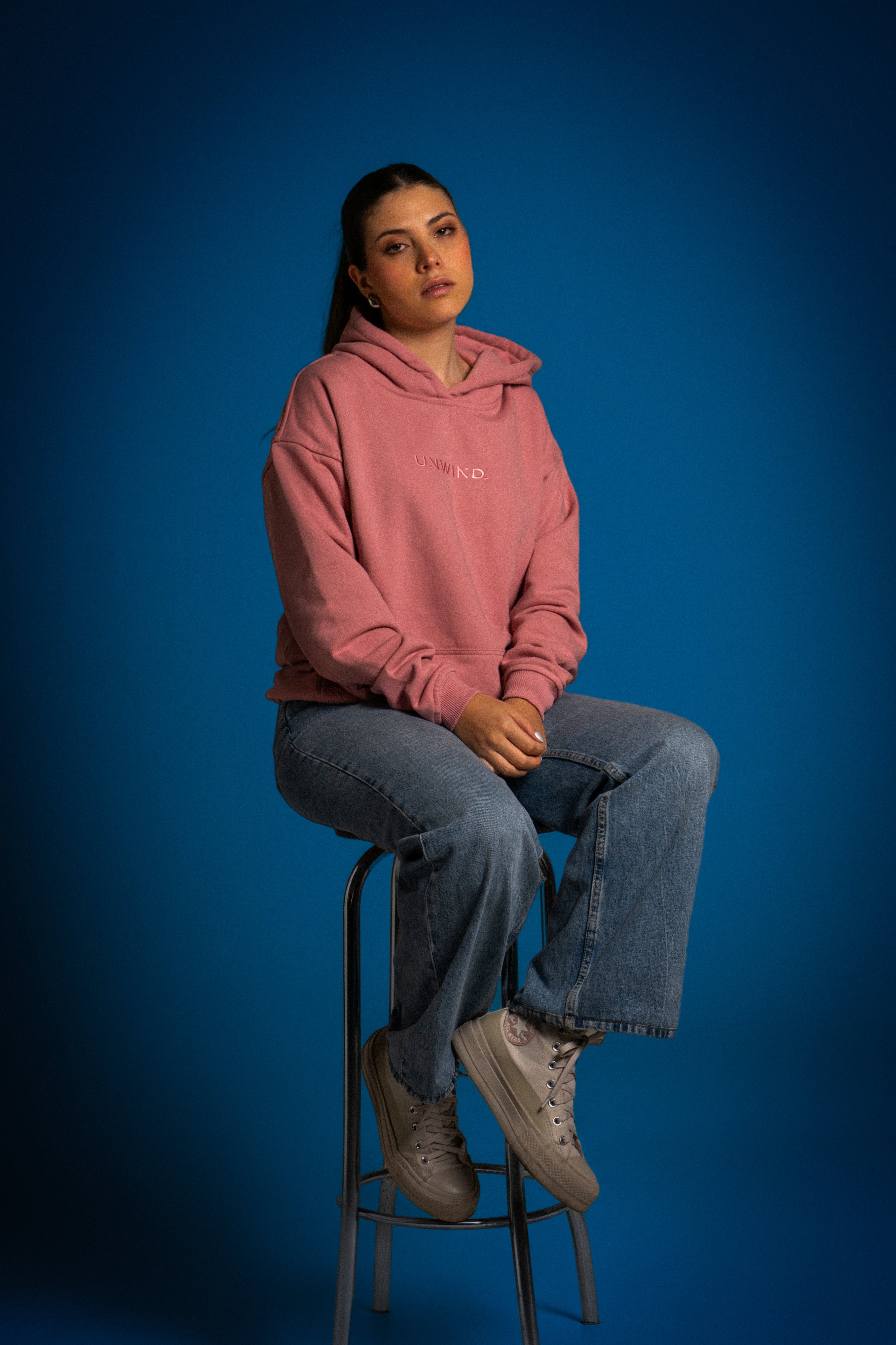 Hoodie Oversize Rosado Good Drink