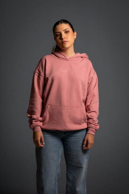 Hoodie Oversize Rosado Poker Game