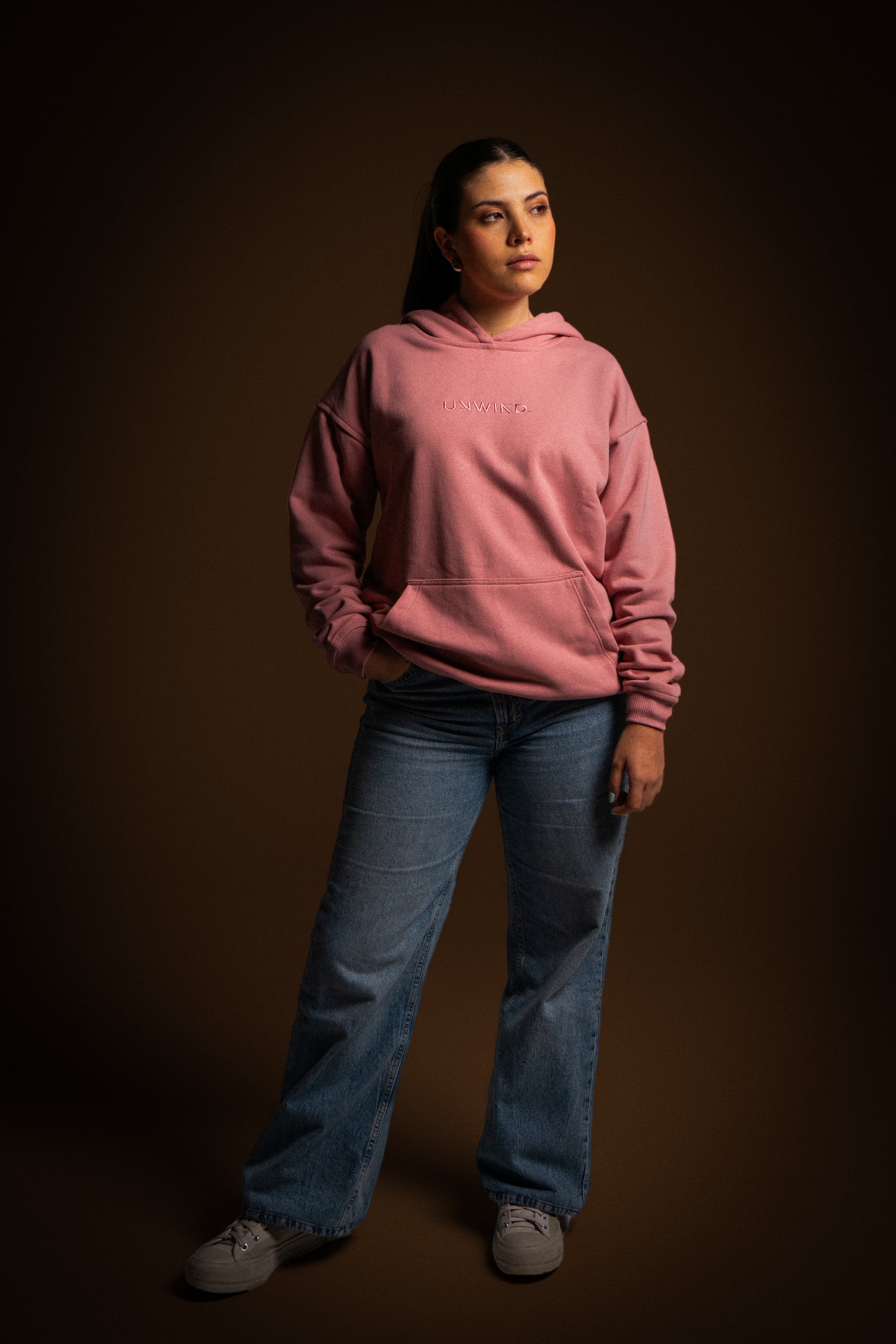 Hoodie Oversize Rosado Field Day