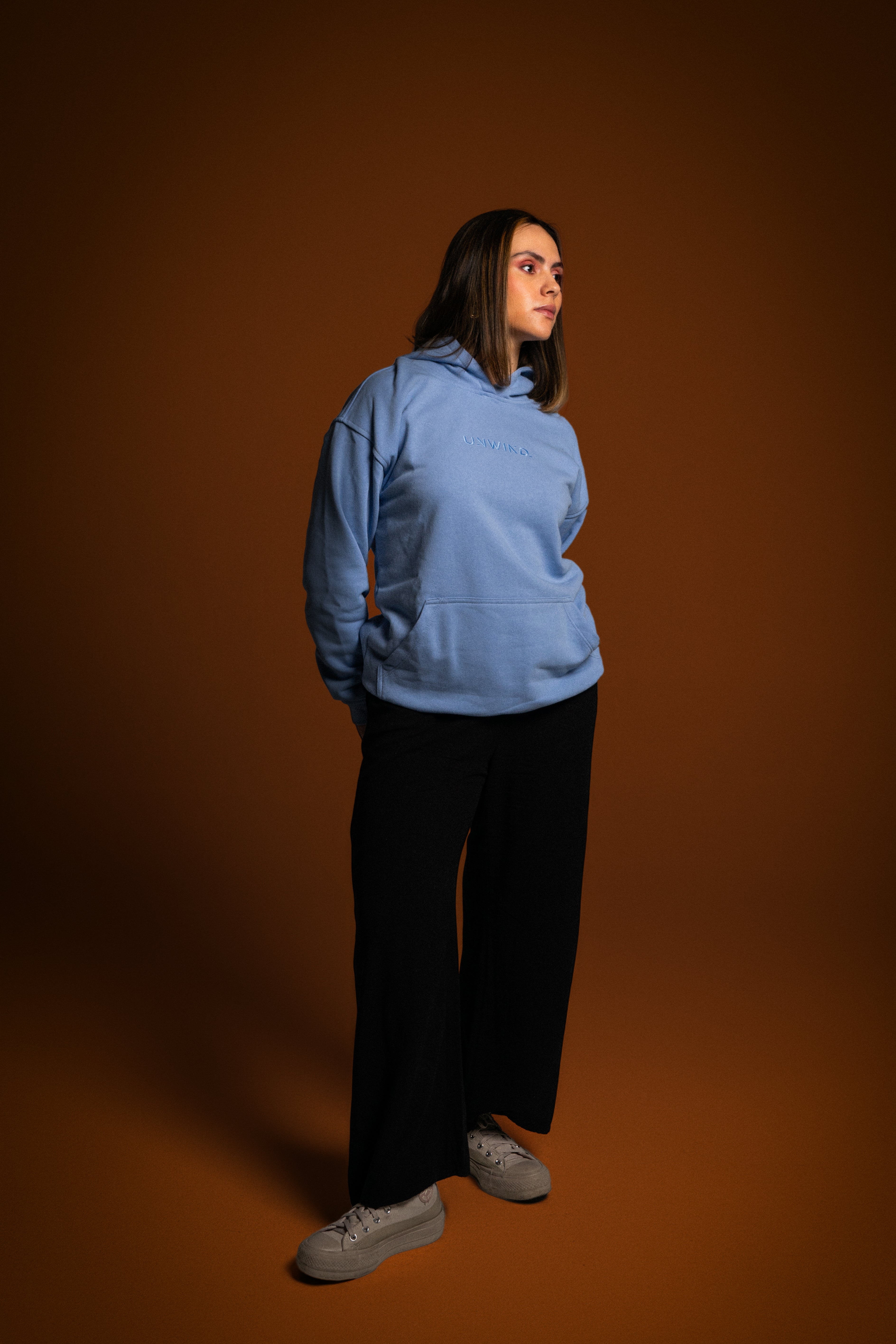 Hoodie Oversize Celeste Field Day