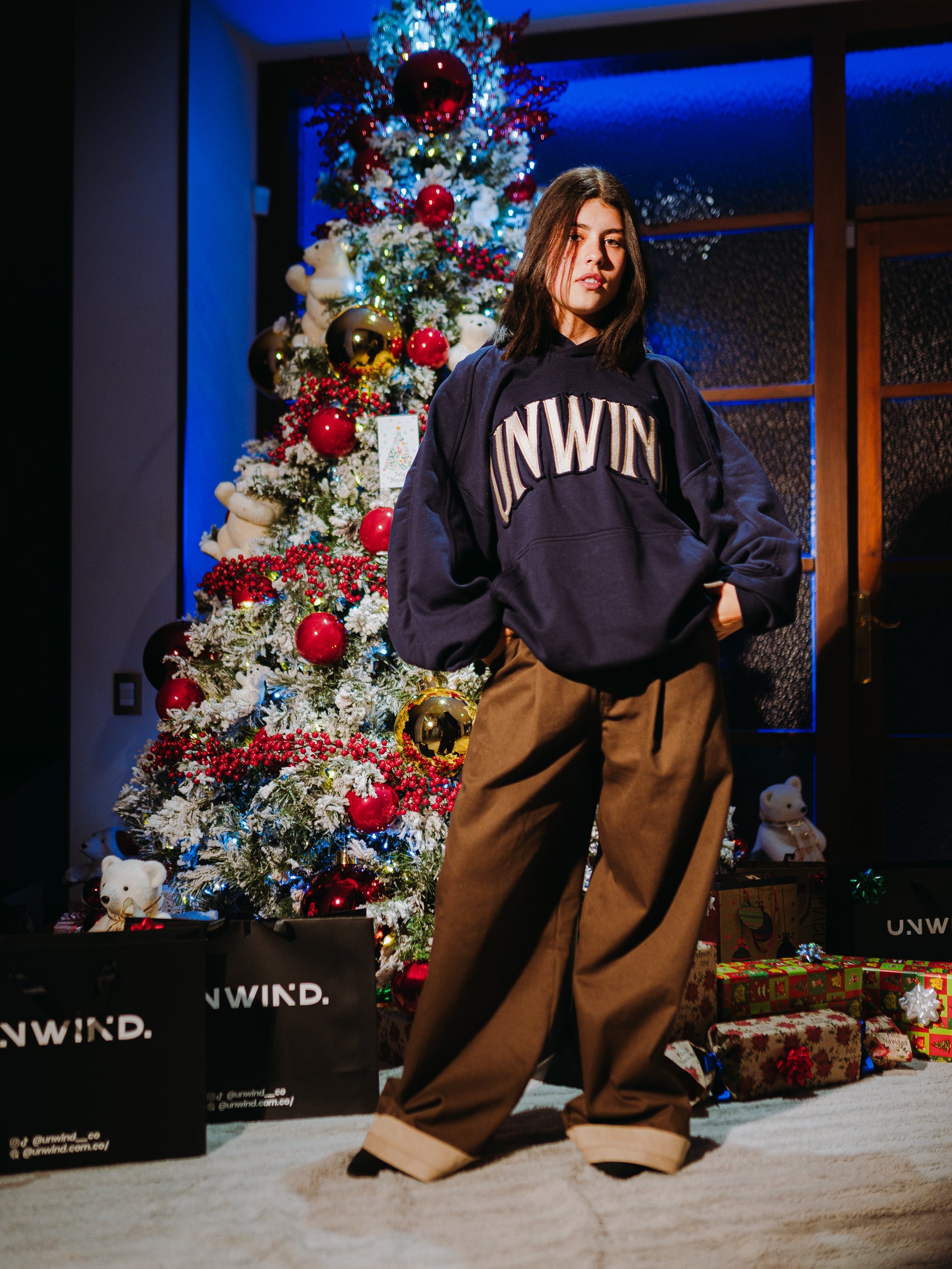 Hoodie Grandma´s House - Dark Blue