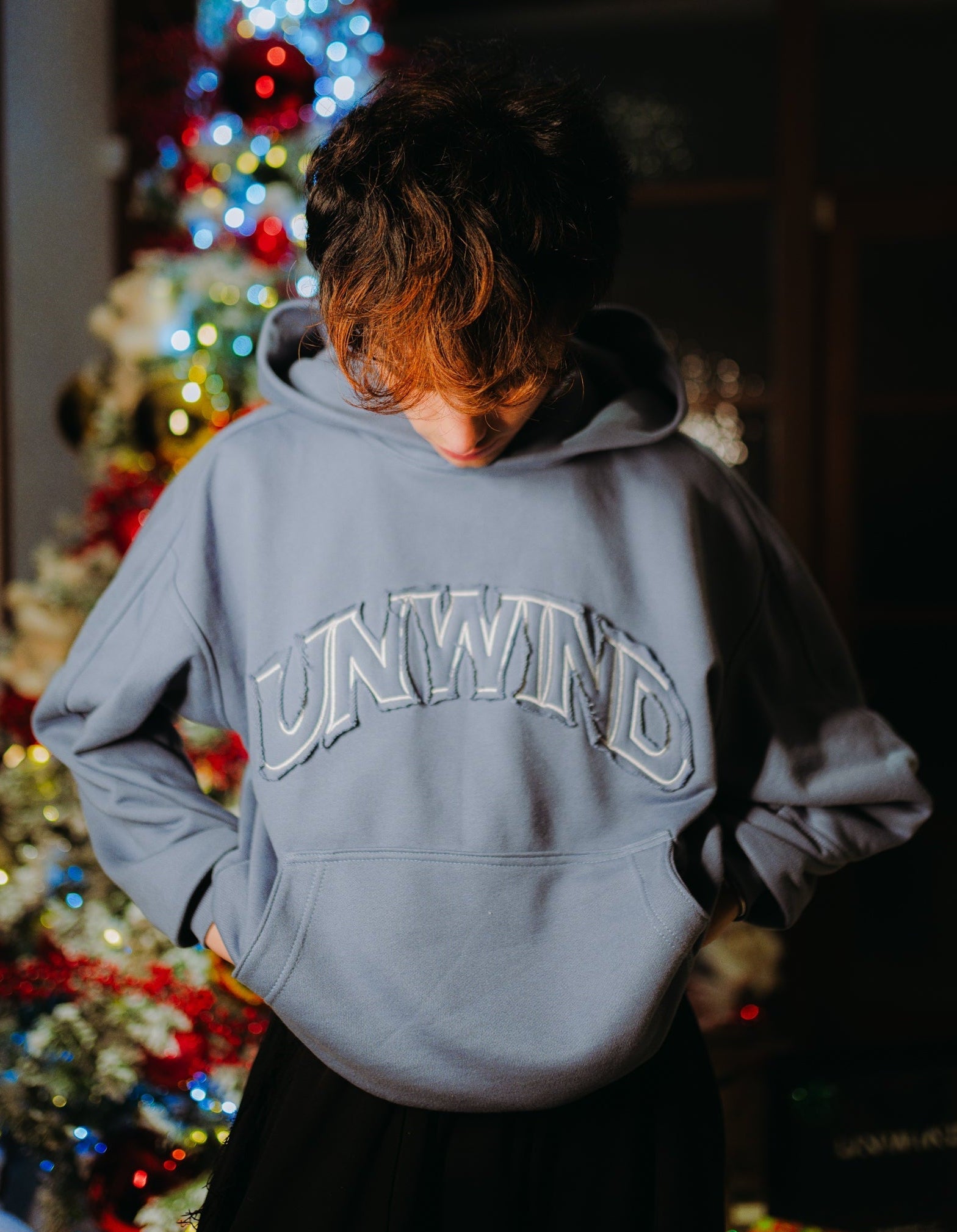 Hoodie Grandma´s House - Light Blue