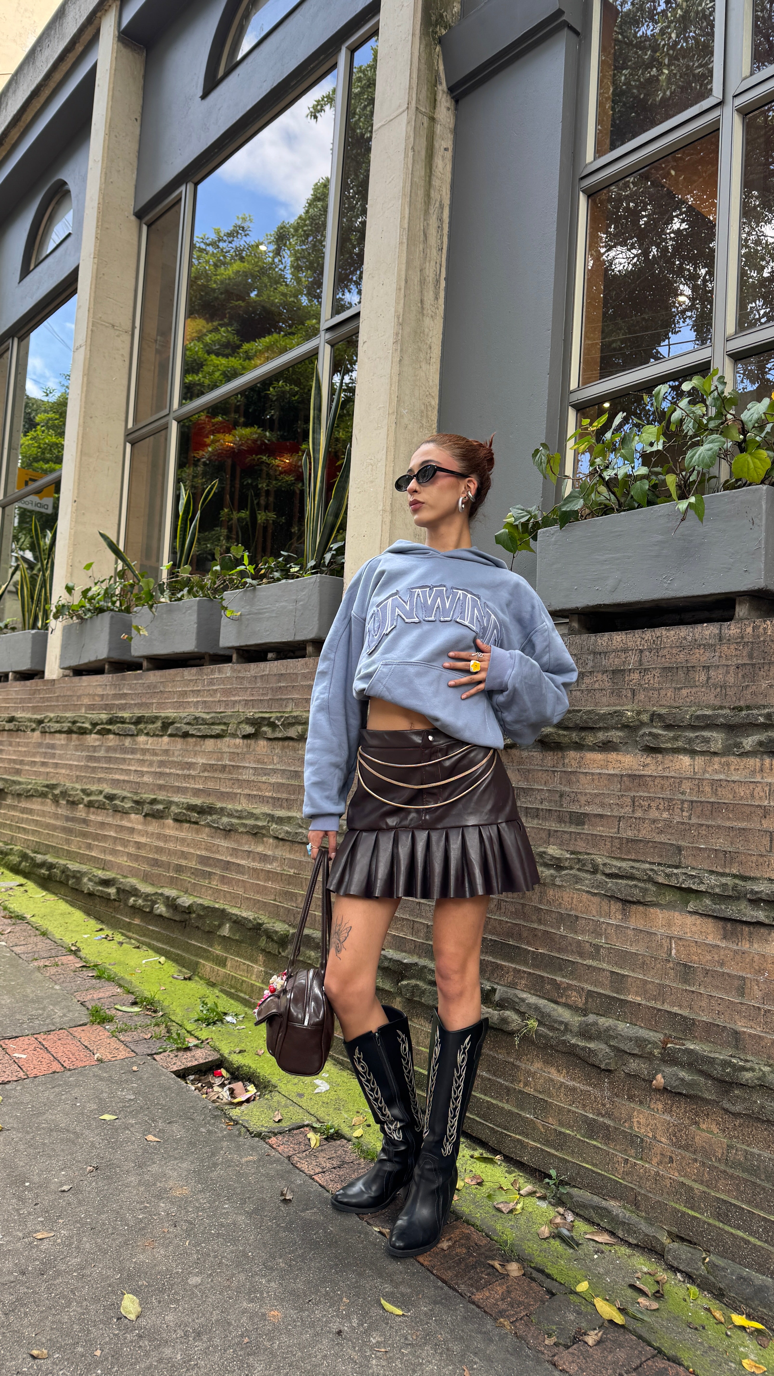 Hoodie Grandma´s House - Light Blue