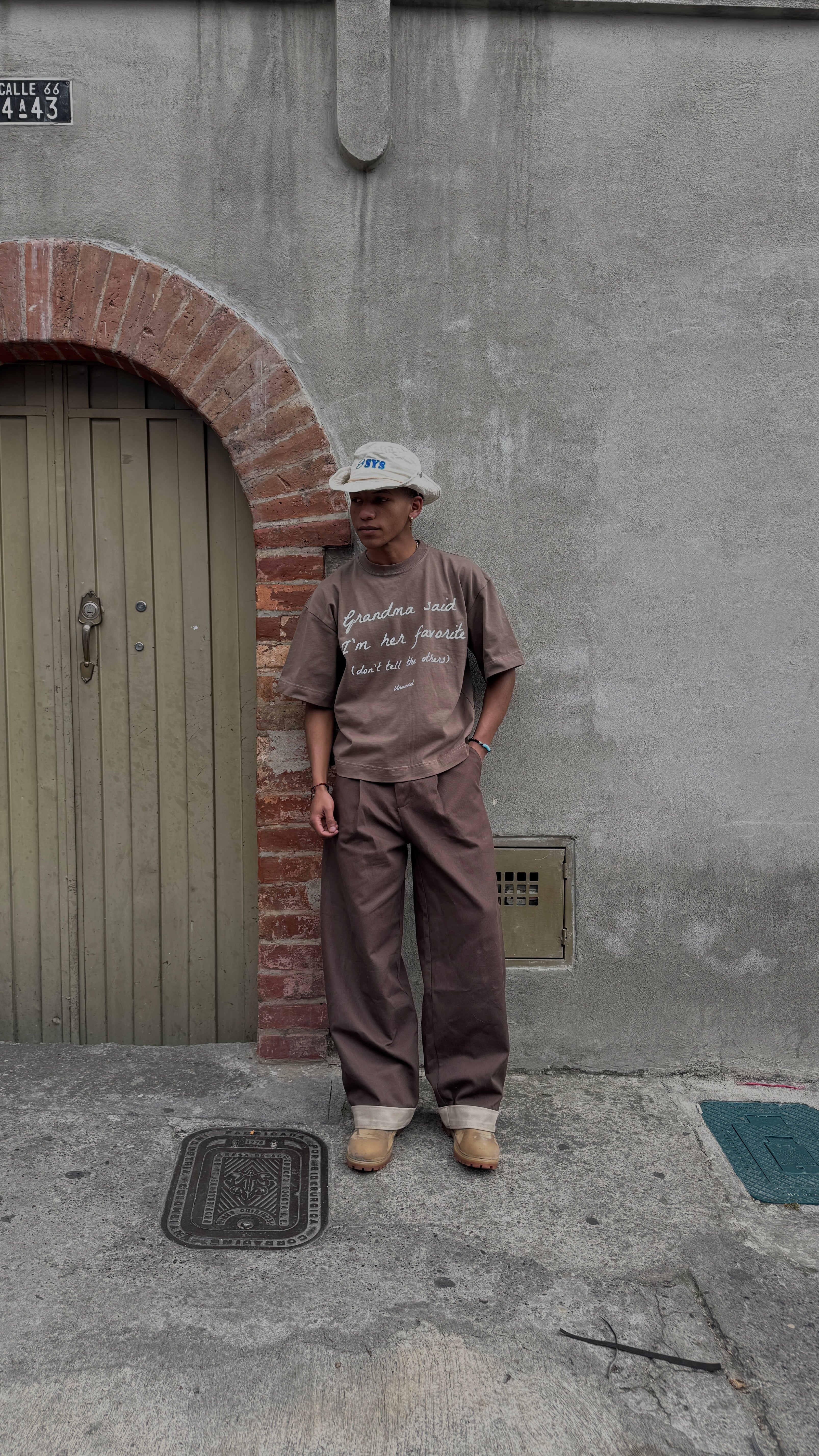 Work Female Pant Drill Grandma's - Coffe