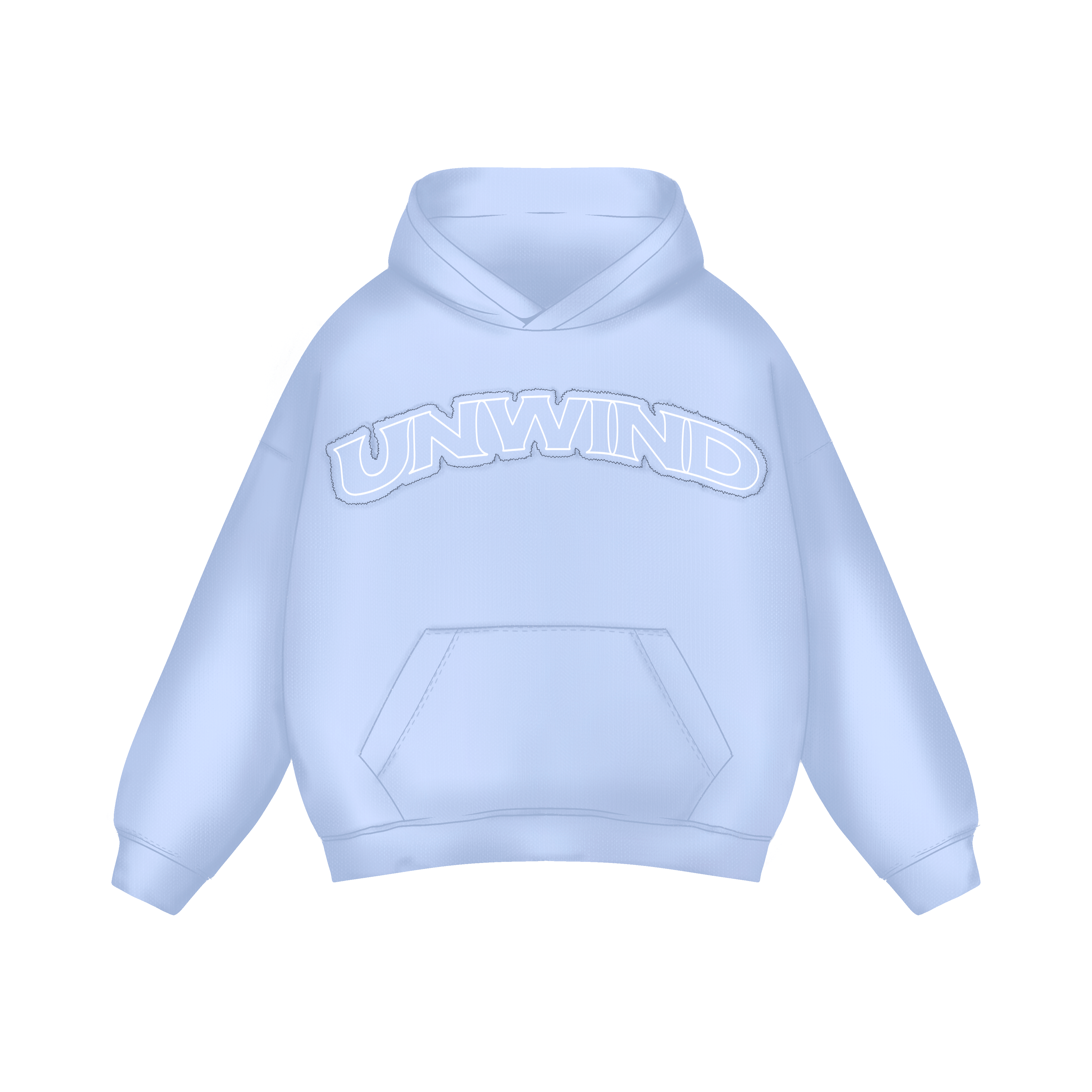 Hoddie Grandma´s House - Light Blue