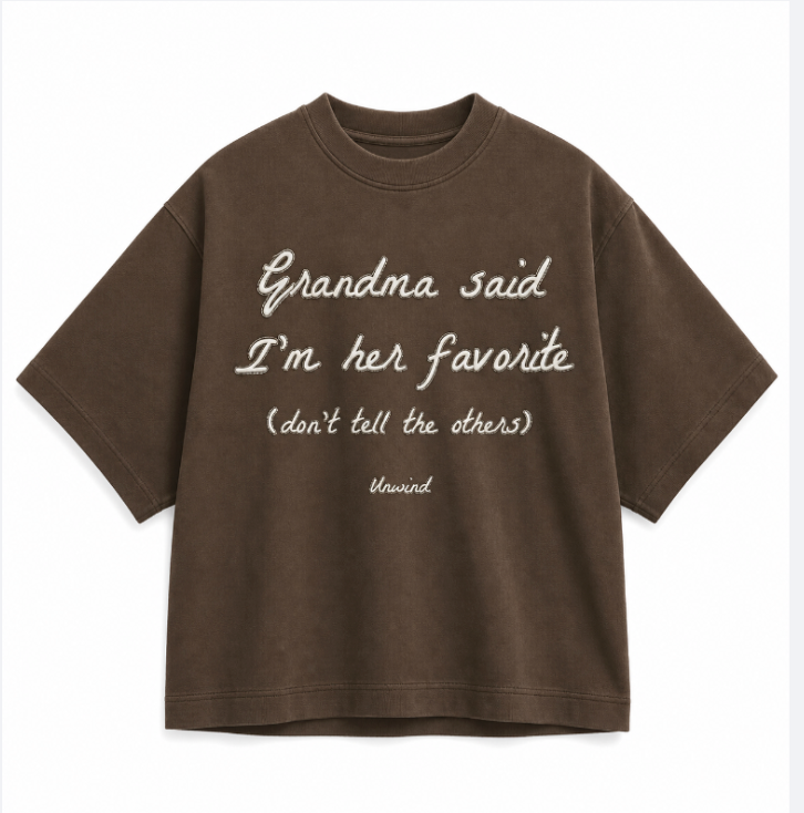 T-Shirt Grandma´s House- Coffe